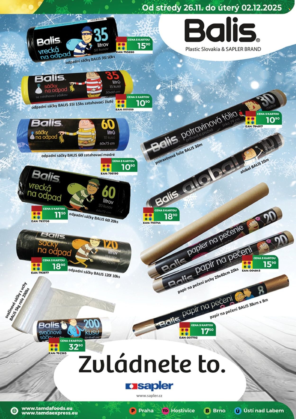 TAMDA FOODS leták - Od středy 26.11.2025 (2025-11-26 - 2025-12-02)