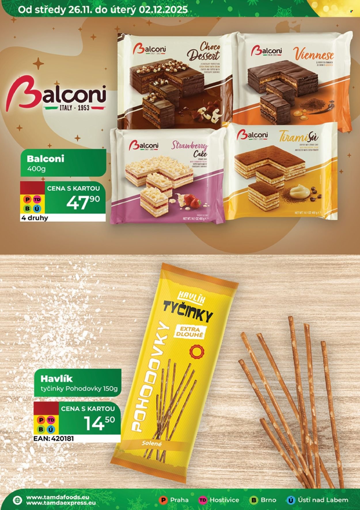 TAMDA FOODS leták - Od středy 26.11.2025 (2025-11-26 - 2025-12-02)