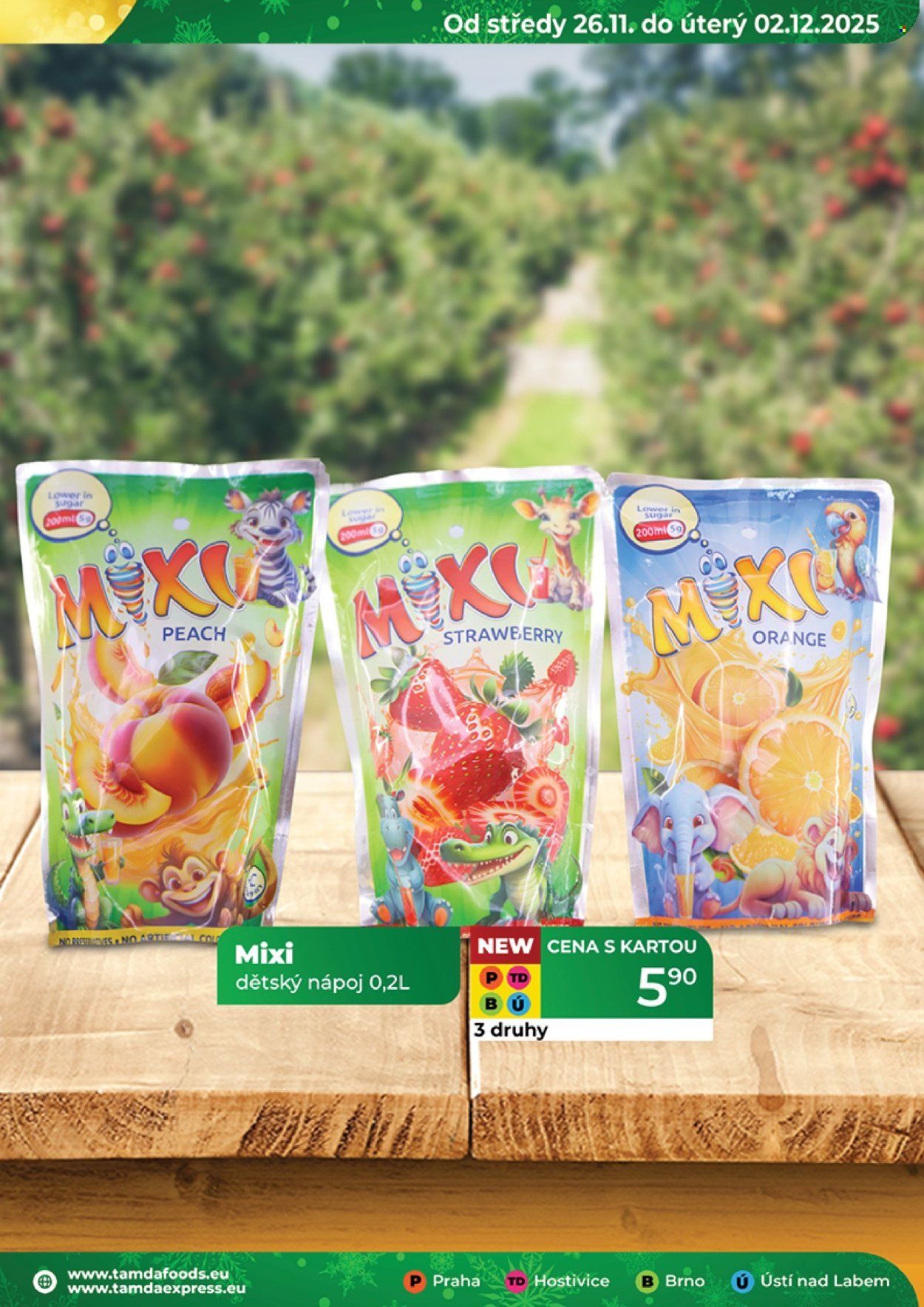 TAMDA FOODS leták - Od středy 26.11.2025 (2025-11-26 - 2025-12-02)