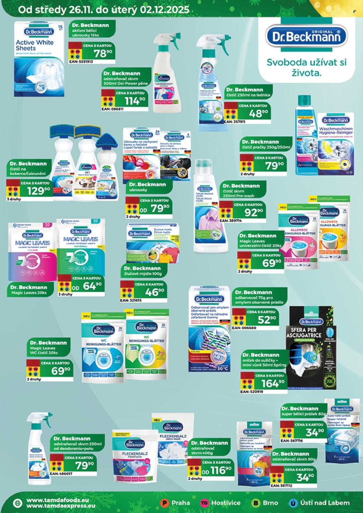 TAMDA FOODS leták - Od středy 26.11.2025 (2025-11-26 - 2025-12-02)