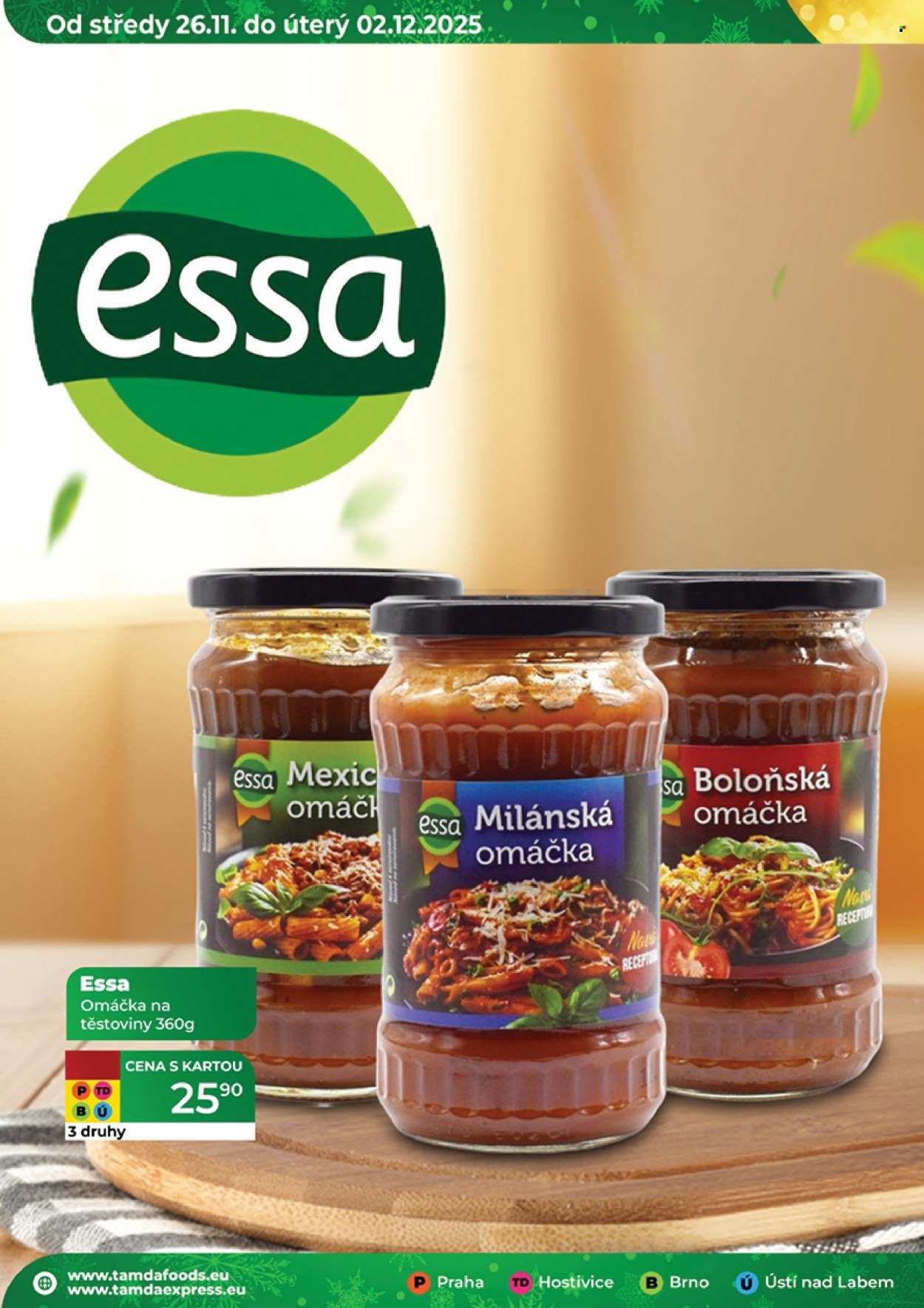 TAMDA FOODS leták - Od středy 26.11.2025 (2025-11-26 - 2025-12-02)