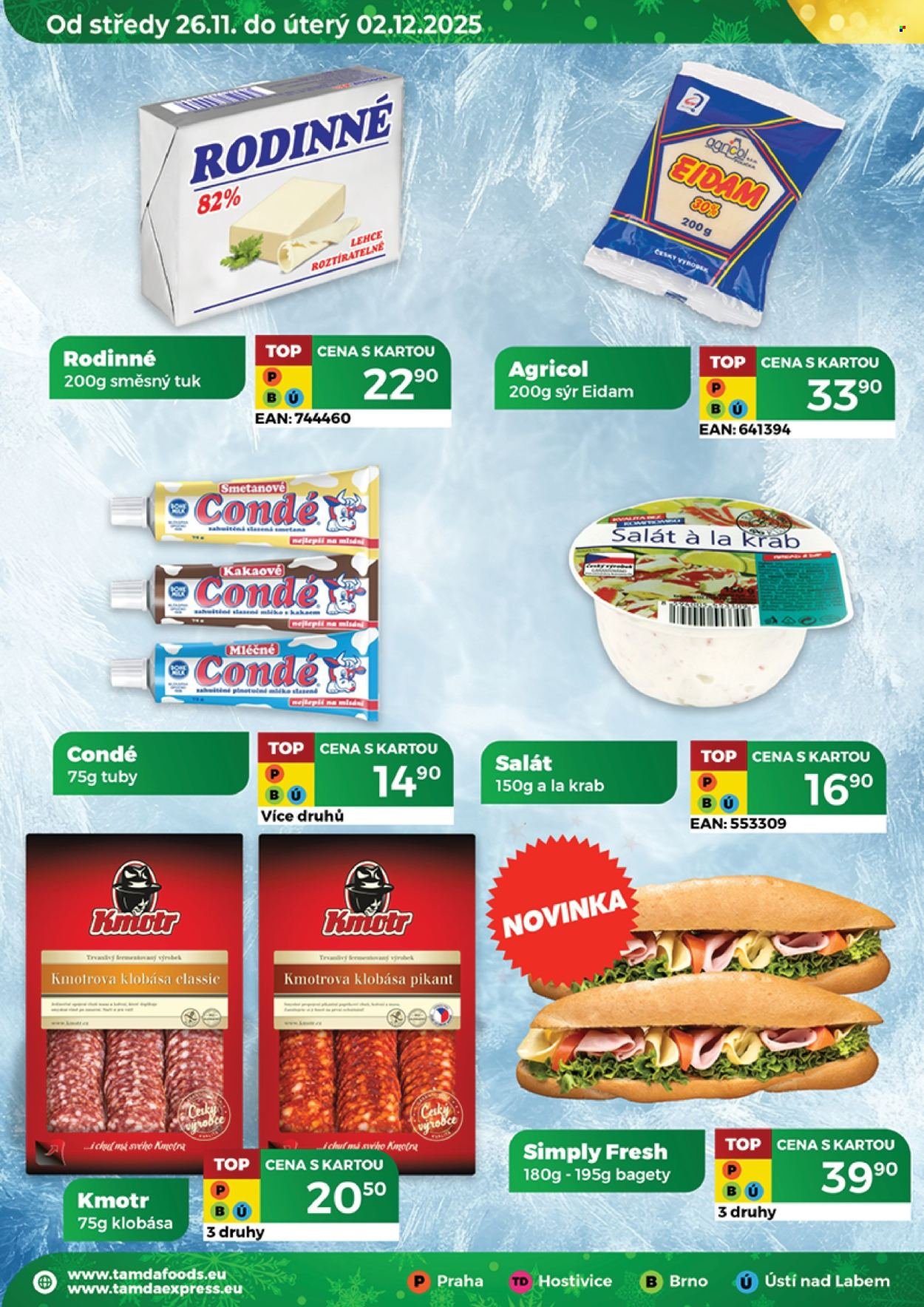 TAMDA FOODS leták - Od středy 26.11.2025 (2025-11-26 - 2025-12-02)