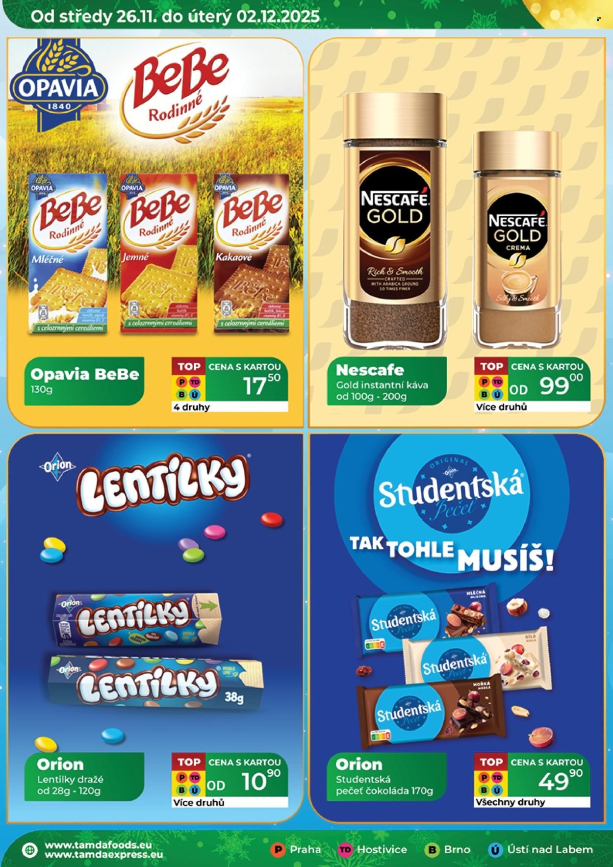 TAMDA FOODS leták - Od středy 26.11.2025 (2025-11-26 - 2025-12-02)