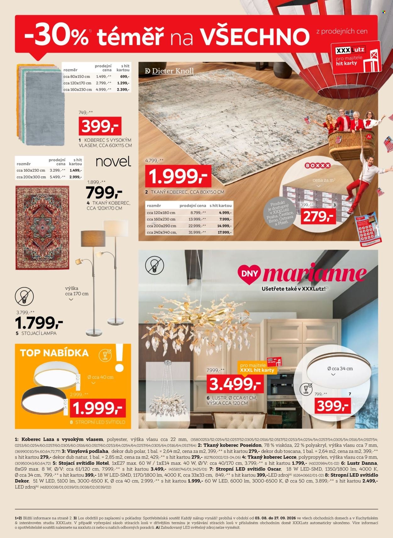 XXXLUTZ leták - Sleva 30 % téměř na všechno!