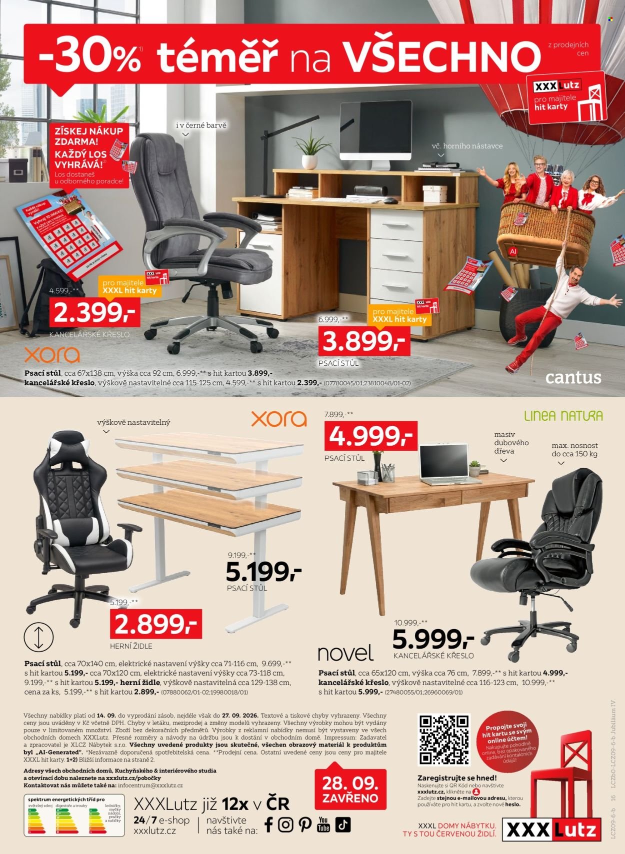 XXXLUTZ leták - Sleva 30 % téměř na všechno!