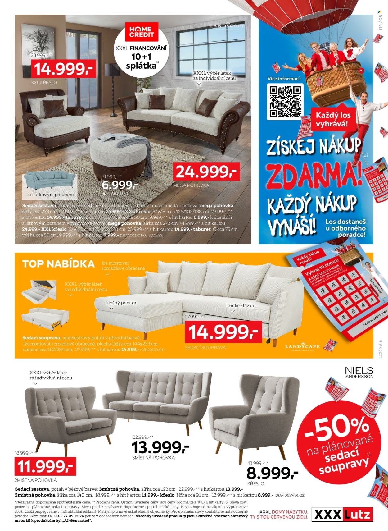 XXXLUTZ leták - Sleva 30 % téměř na všechno!