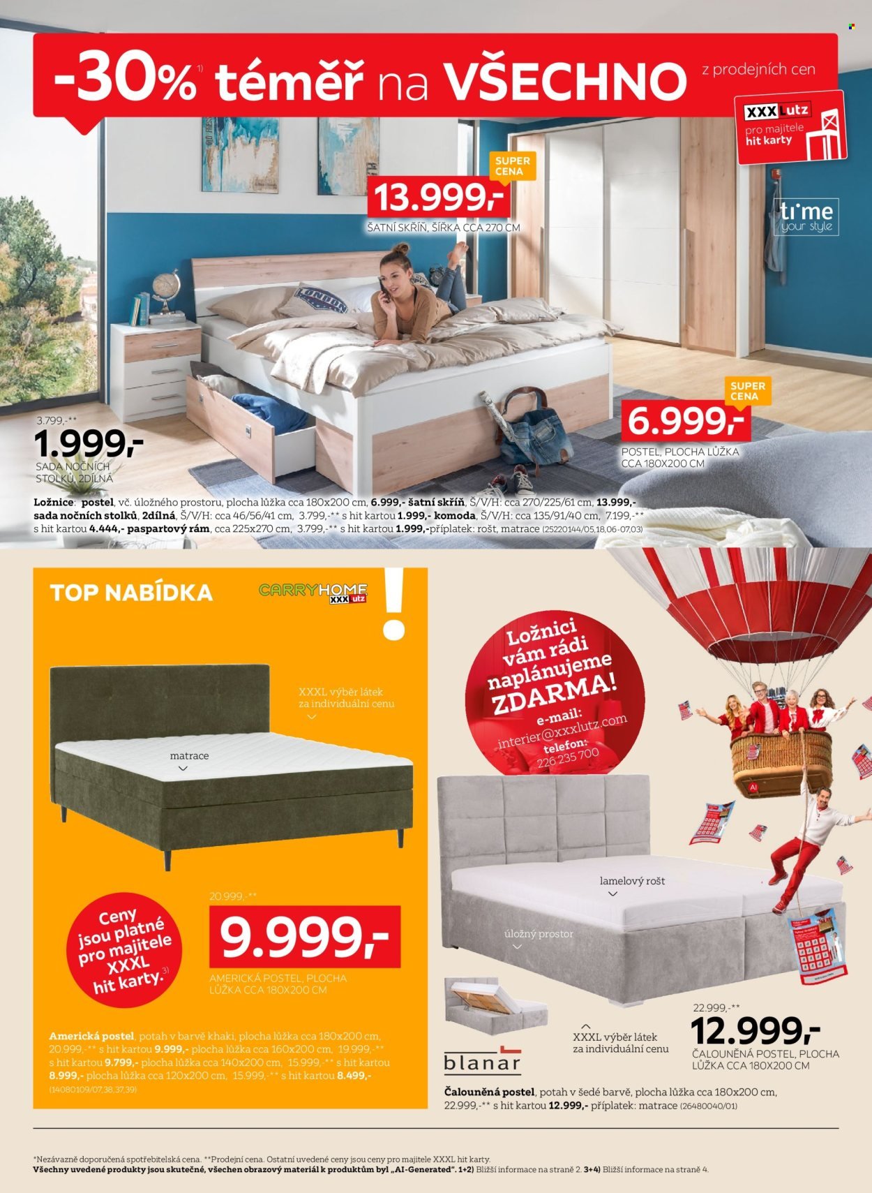 XXXLUTZ leták - Sleva 30 % téměř na všechno!