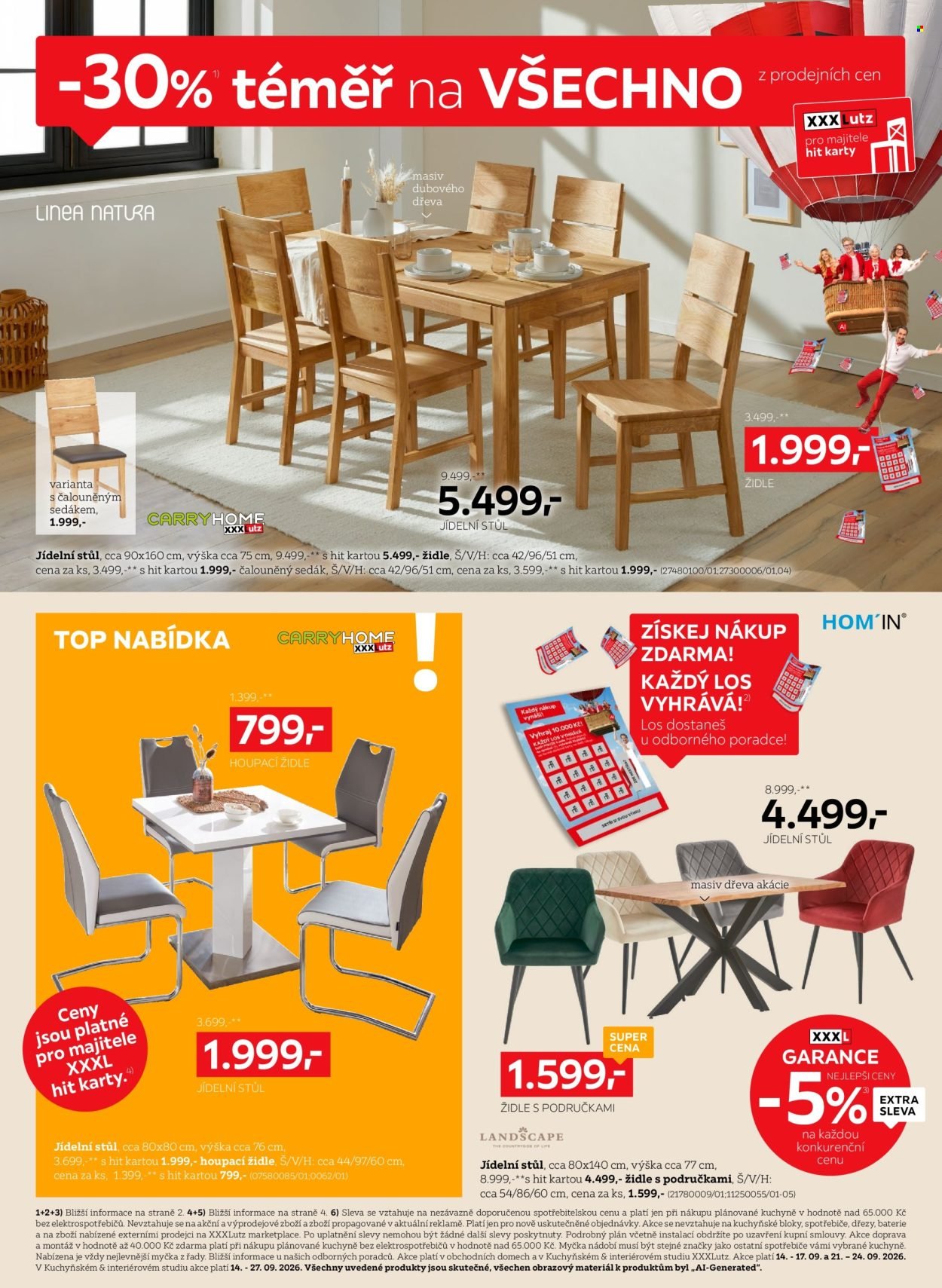 XXXLUTZ leták - Sleva 30 % téměř na všechno!