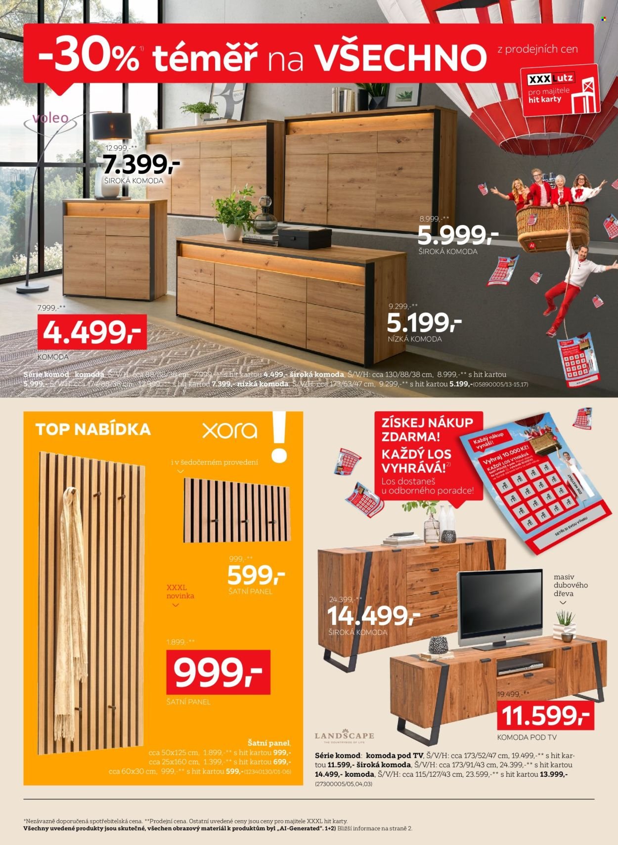 XXXLUTZ leták - Sleva 30 % téměř na všechno!