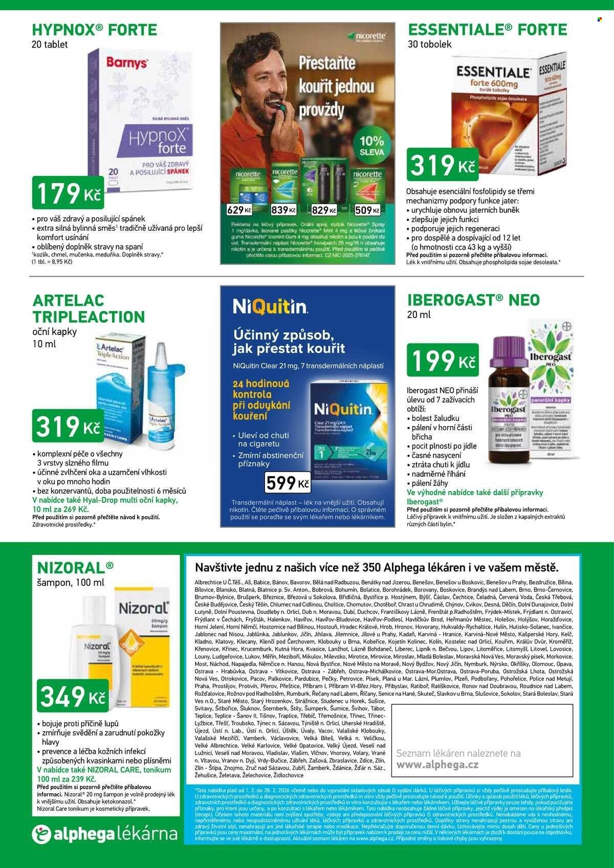 ALPHEGA LÉKÁRNA leták - Od neděle 1.2.2026 (2026-02-01 - 2026-02-28)