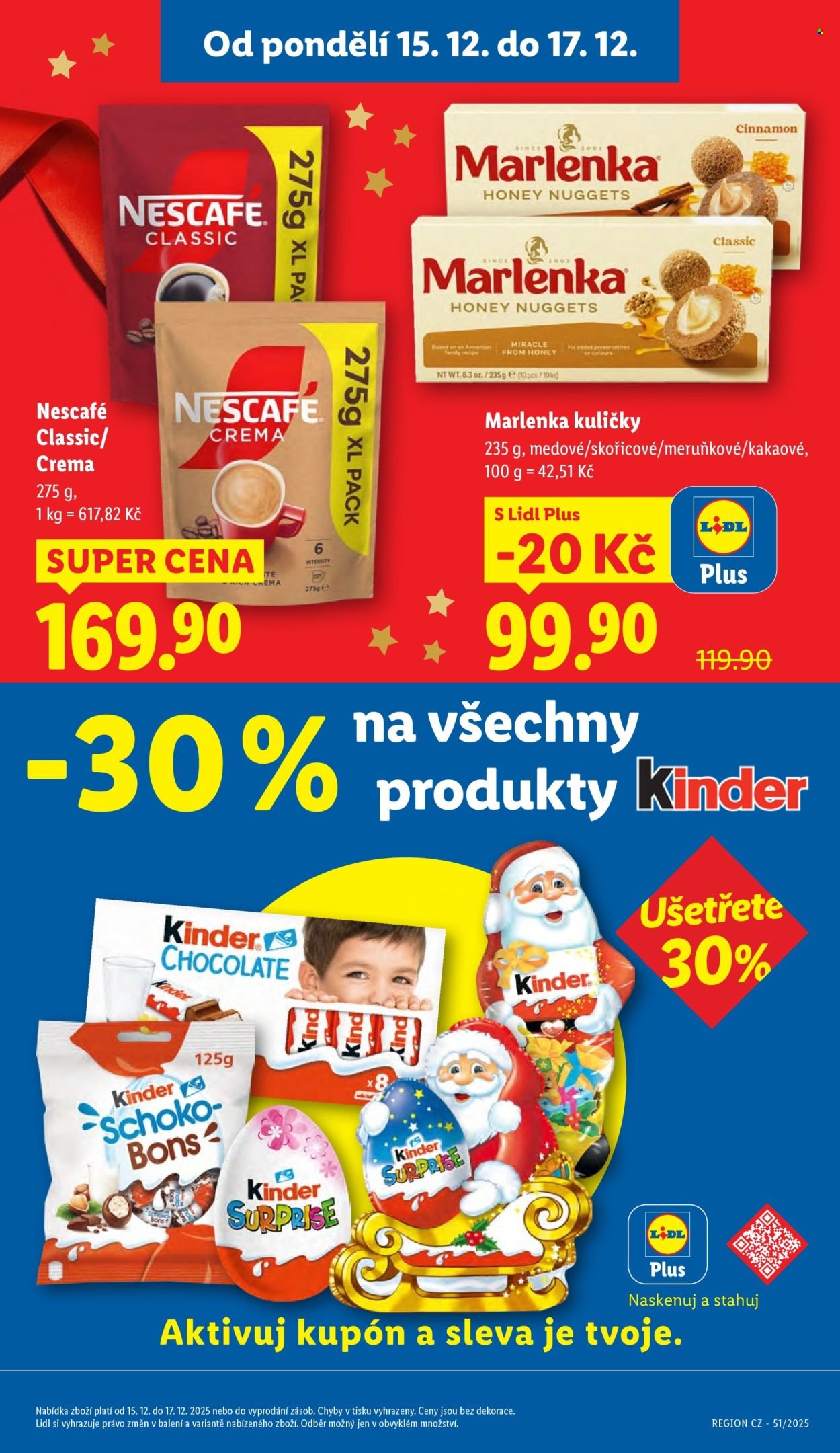LIDL leták - Od pondělí 15.12.2025 (2025-12-15 - 2025-12-17)