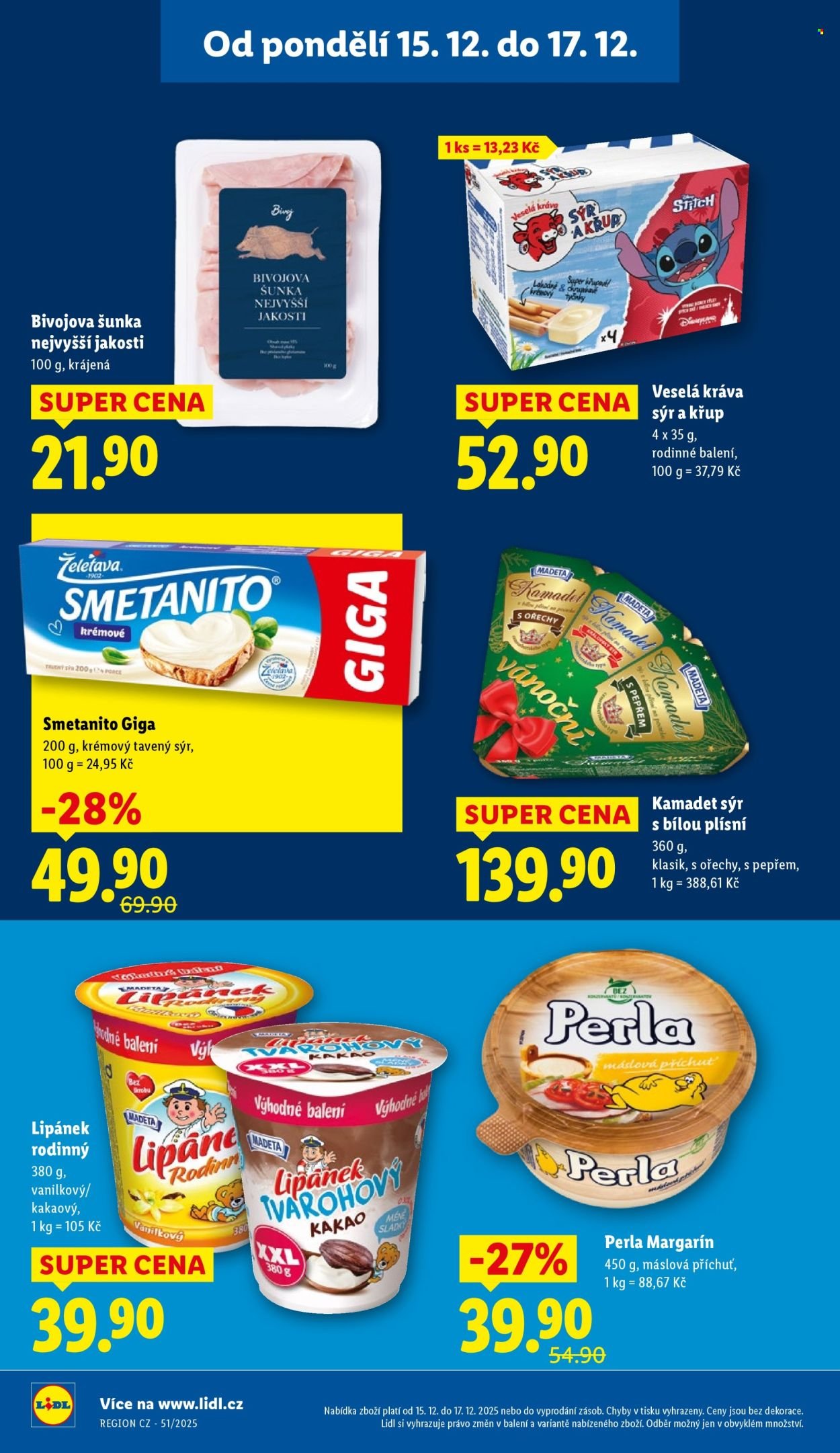 LIDL leták - Od pondělí 15.12.2025 (2025-12-15 - 2025-12-17)