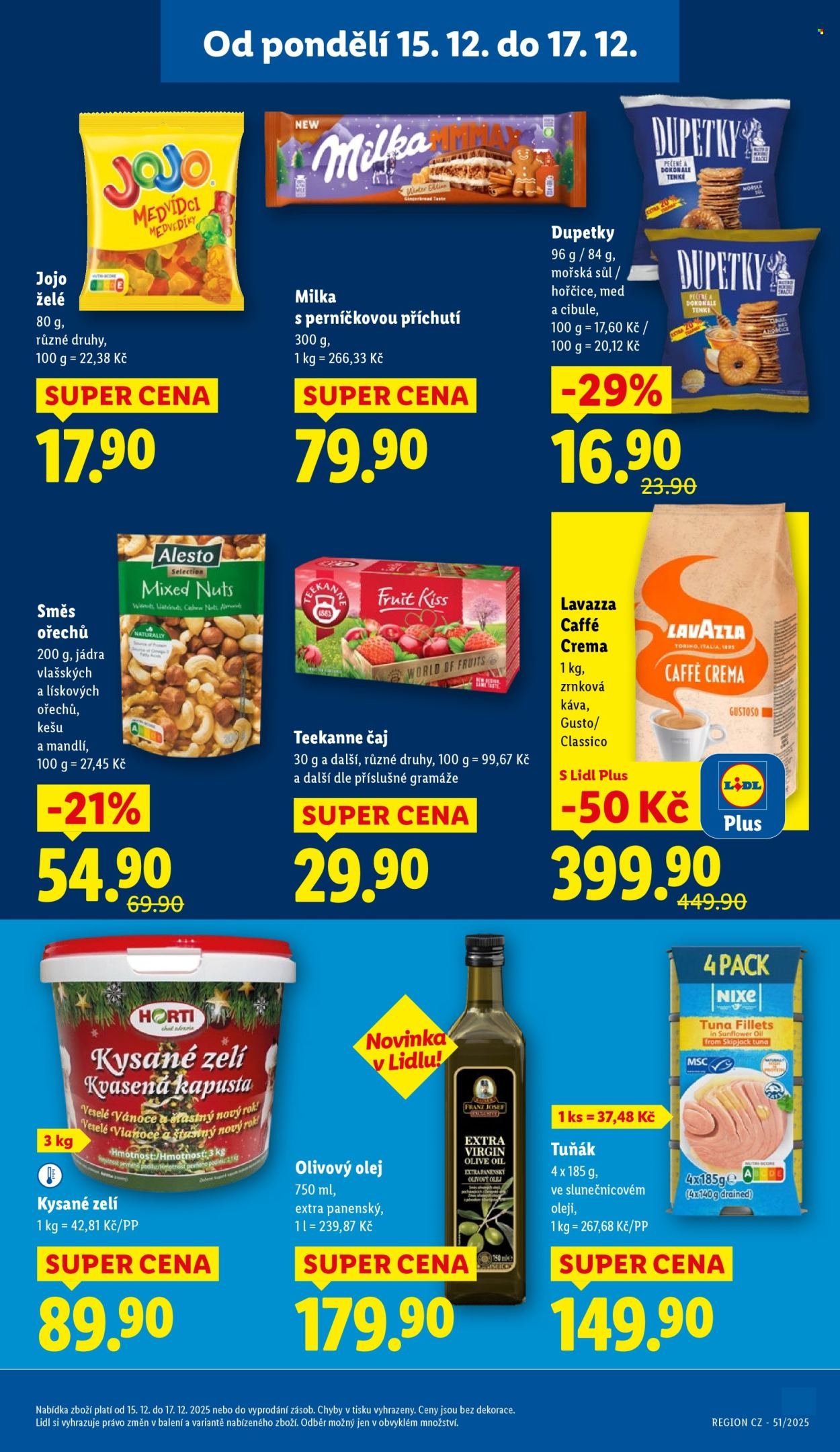 LIDL leták - Od pondělí 15.12.2025 (2025-12-15 - 2025-12-17)