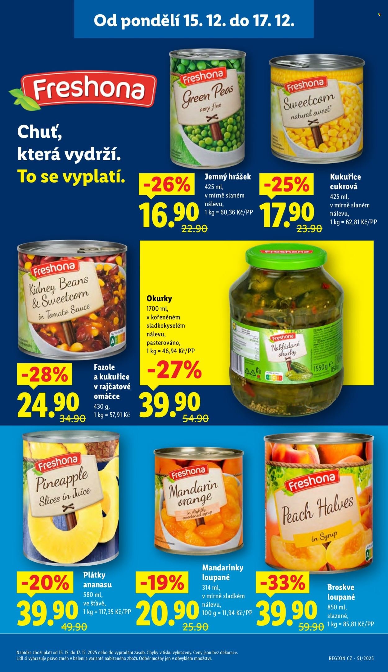 LIDL leták - Od pondělí 15.12.2025 (2025-12-15 - 2025-12-17)