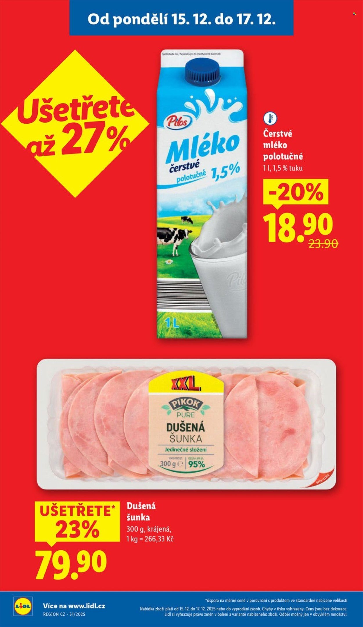 LIDL leták - Od pondělí 15.12.2025 (2025-12-15 - 2025-12-17)