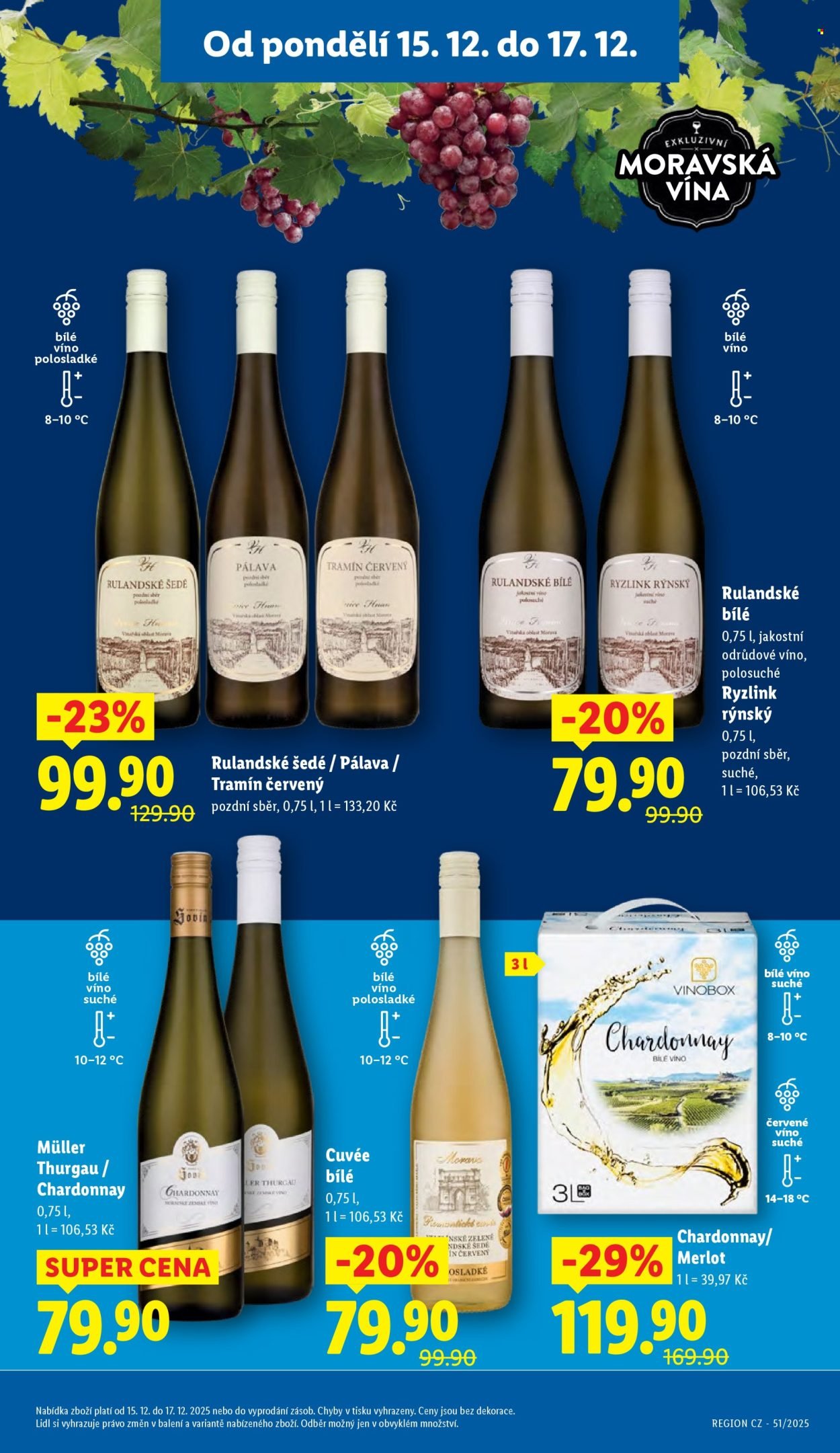 LIDL leták - Od pondělí 15.12.2025 (2025-12-15 - 2025-12-17)