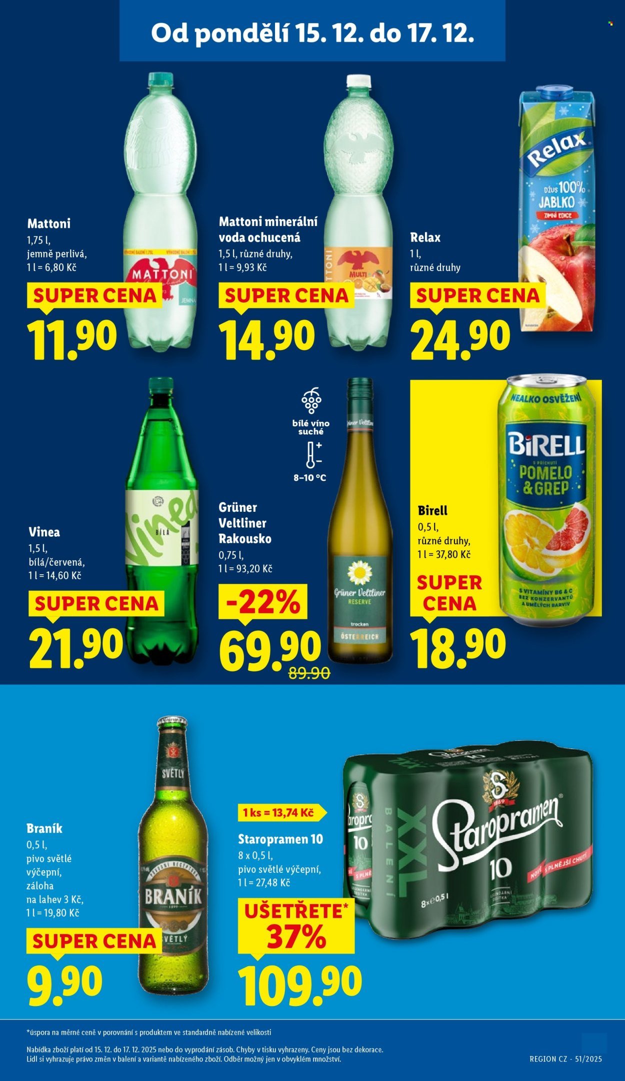 LIDL leták - Od pondělí 15.12.2025 (2025-12-15 - 2025-12-17)