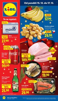 LIDL leták - Od pondělí 15.12.2025 (2025-12-15 - 2025-12-17)