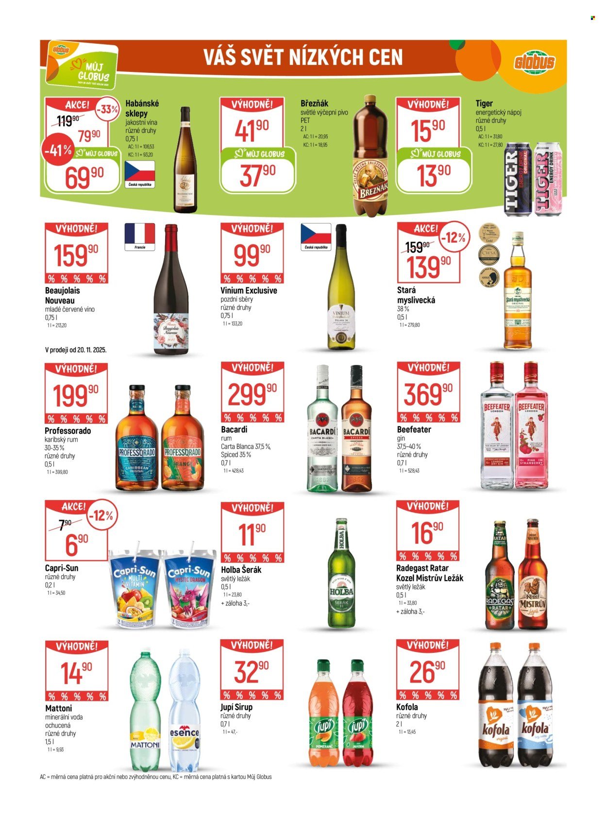 GLOBUS leták - Od středy 19.11.2025 (2025-11-19 - 2025-11-25)