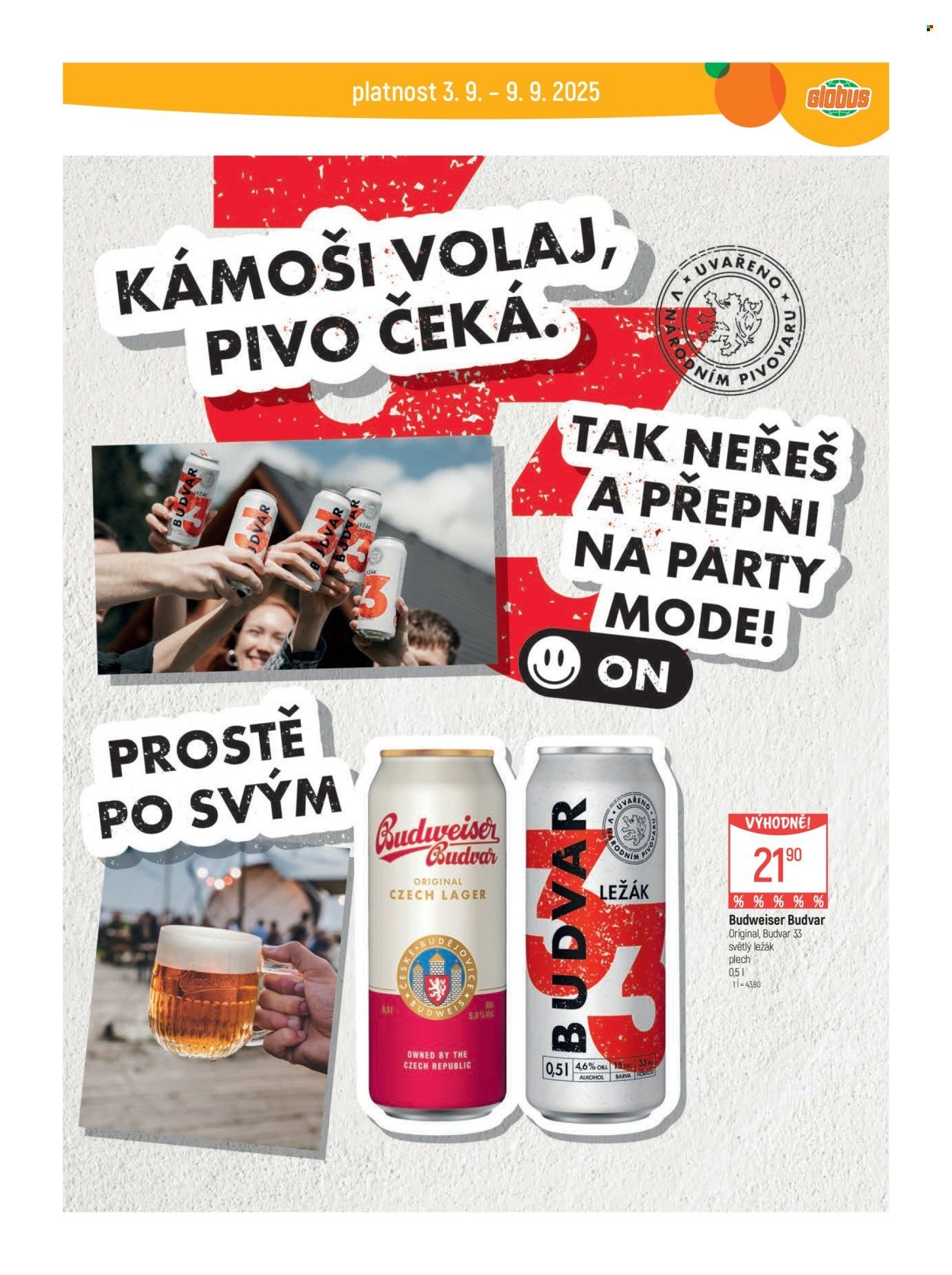 GLOBUS leták - Od středy 3.9.2025 (2025-09-03 - 2025-09-09)