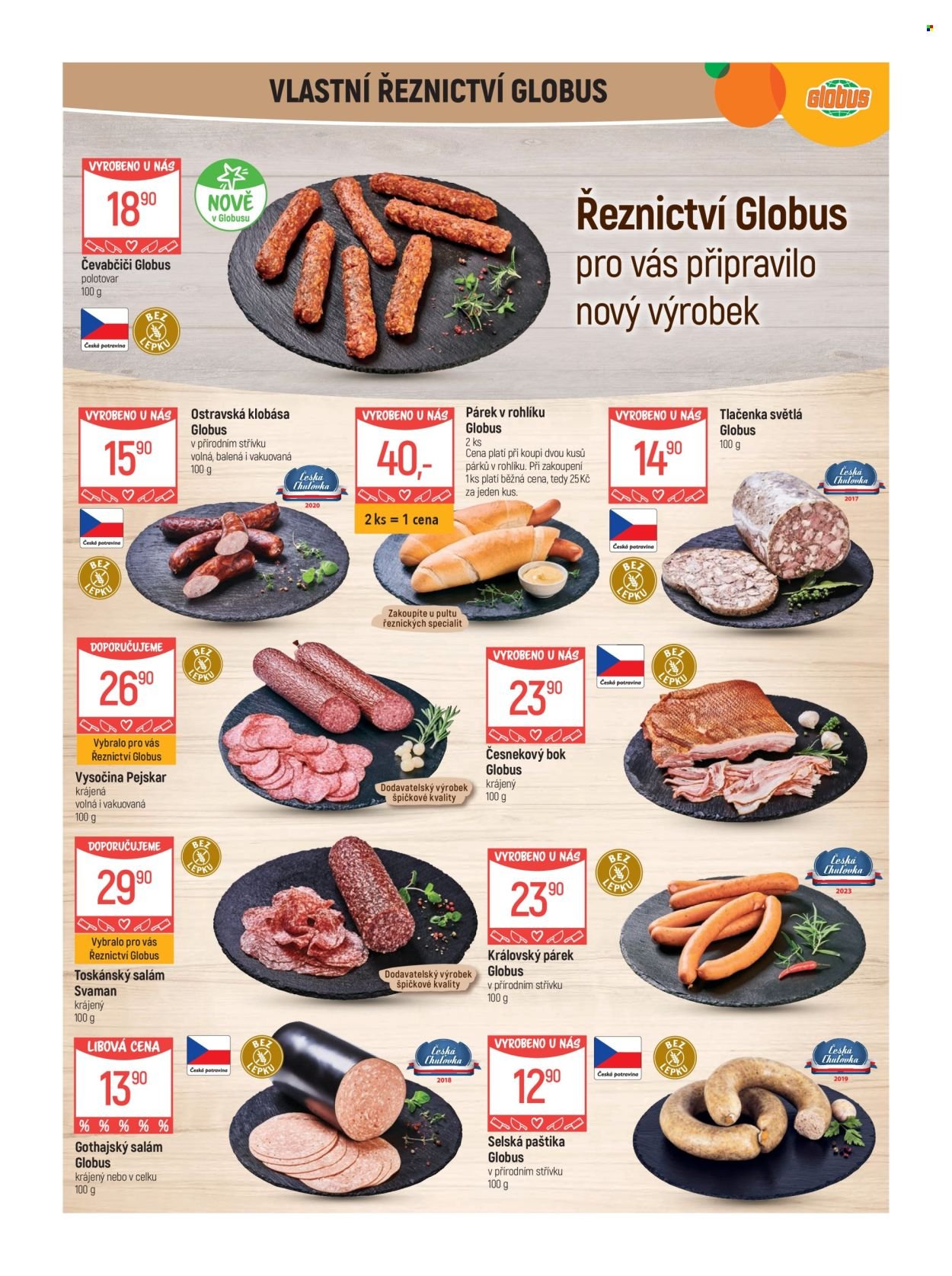 GLOBUS leták - Od středy 3.9.2025 (2025-09-03 - 2025-09-09)