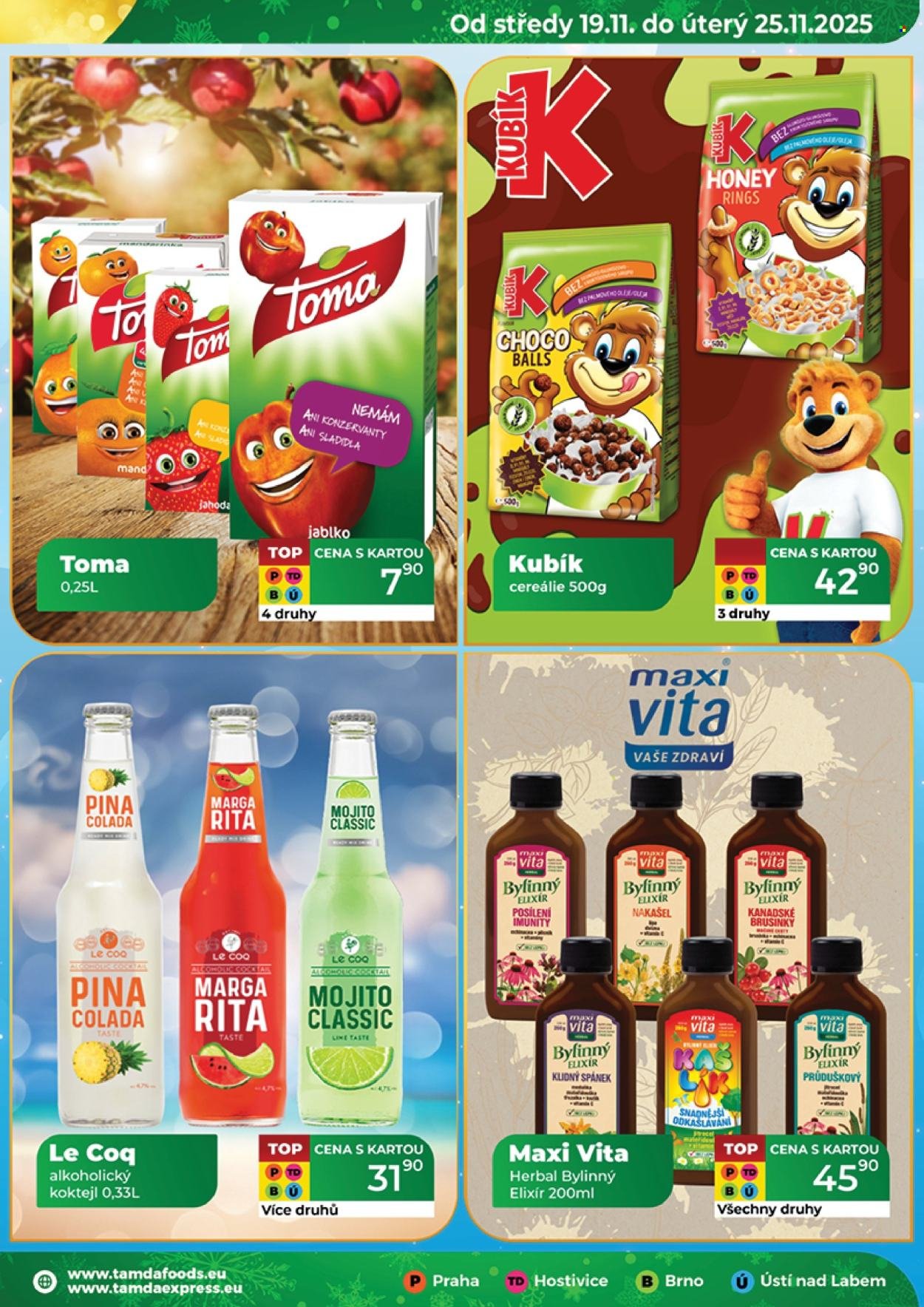 TAMDA FOODS leták - Od středy 19.11.2025 (2025-11-19 - 2025-11-25)