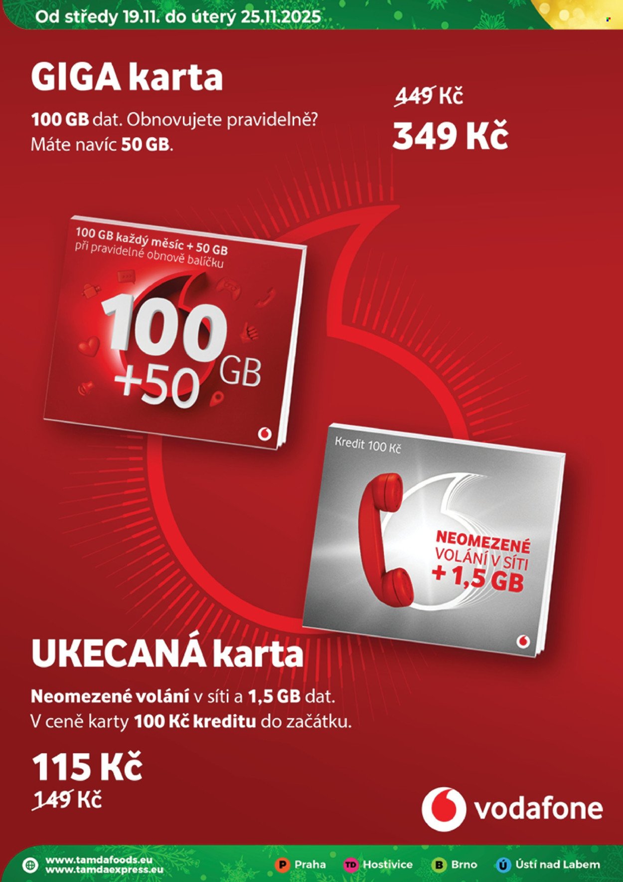 TAMDA FOODS leták - Od středy 19.11.2025 (2025-11-19 - 2025-11-25)