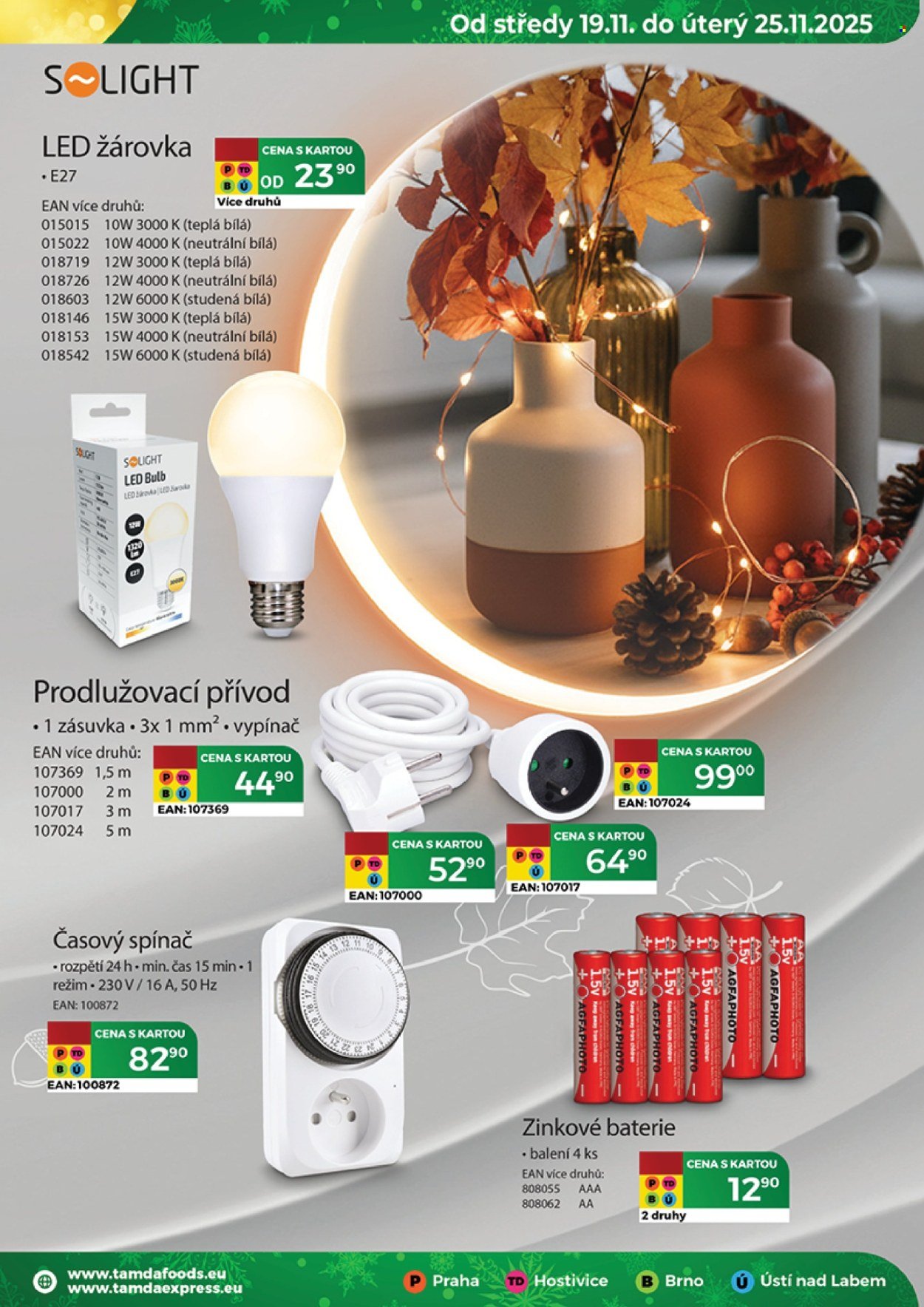 TAMDA FOODS leták - Od středy 19.11.2025 (2025-11-19 - 2025-11-25)