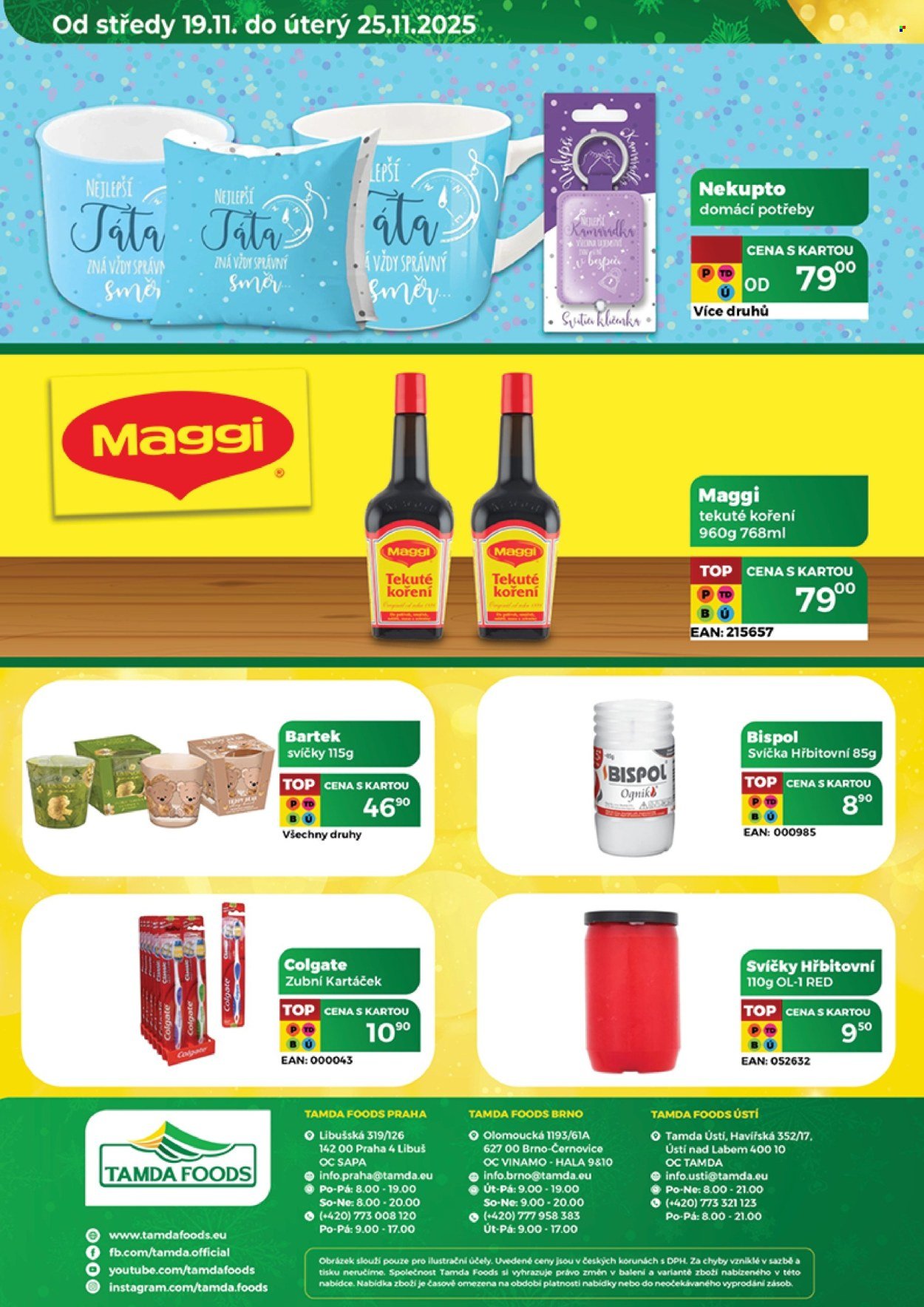 TAMDA FOODS leták - Od středy 19.11.2025 (2025-11-19 - 2025-11-25)
