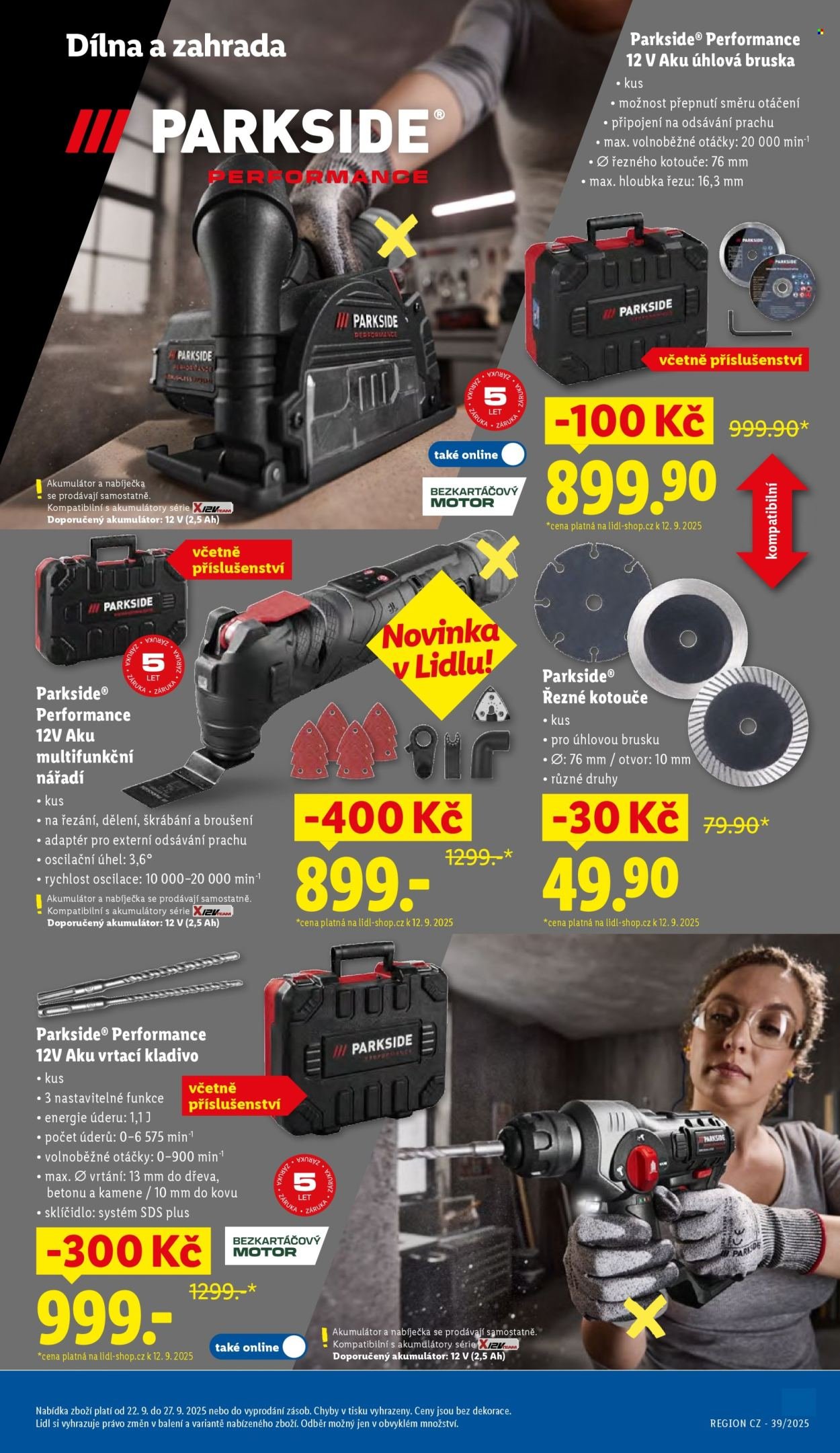 LIDL leták - Spotřební zboží (2025-09-22 - 2025-09-27)