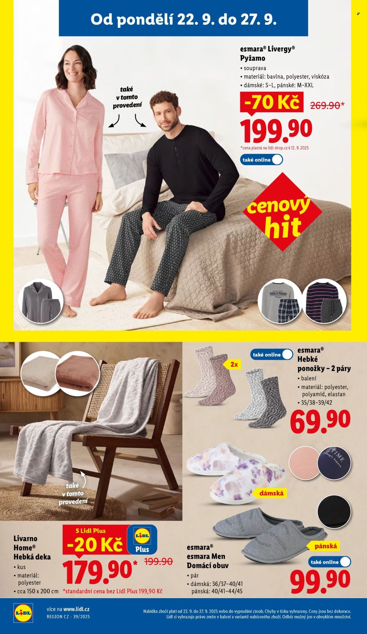 LIDL leták - Spotřební zboží (2025-09-22 - 2025-09-27)