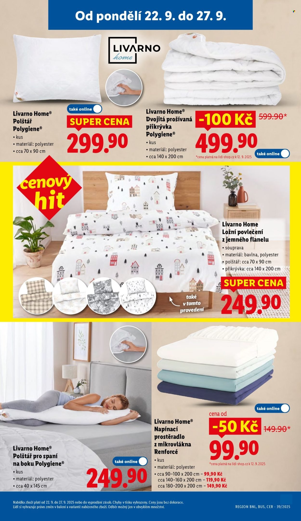 LIDL leták - Spotřební zboží (2025-09-22 - 2025-09-27)