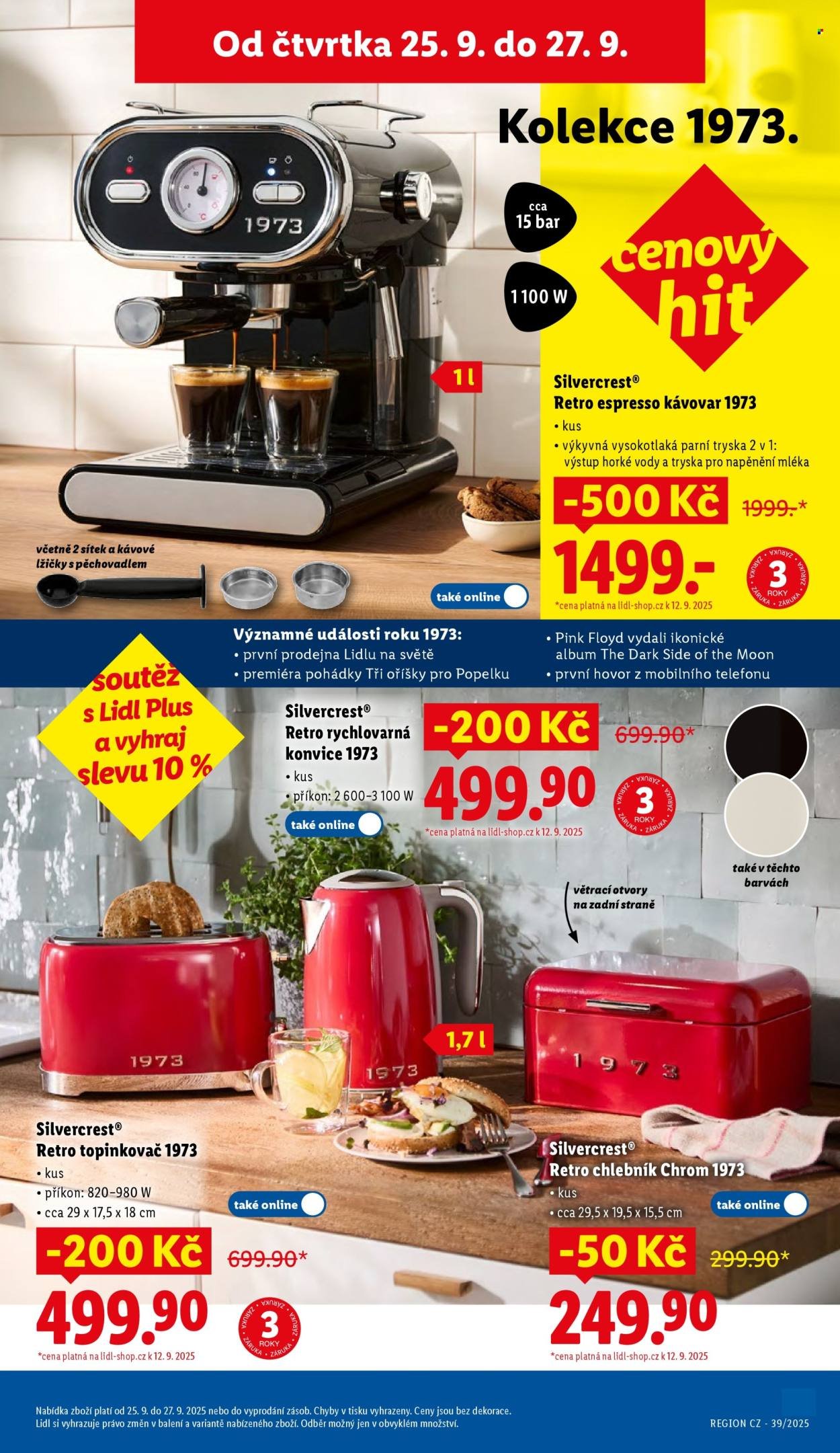 LIDL leták - Spotřební zboží (2025-09-22 - 2025-09-27)