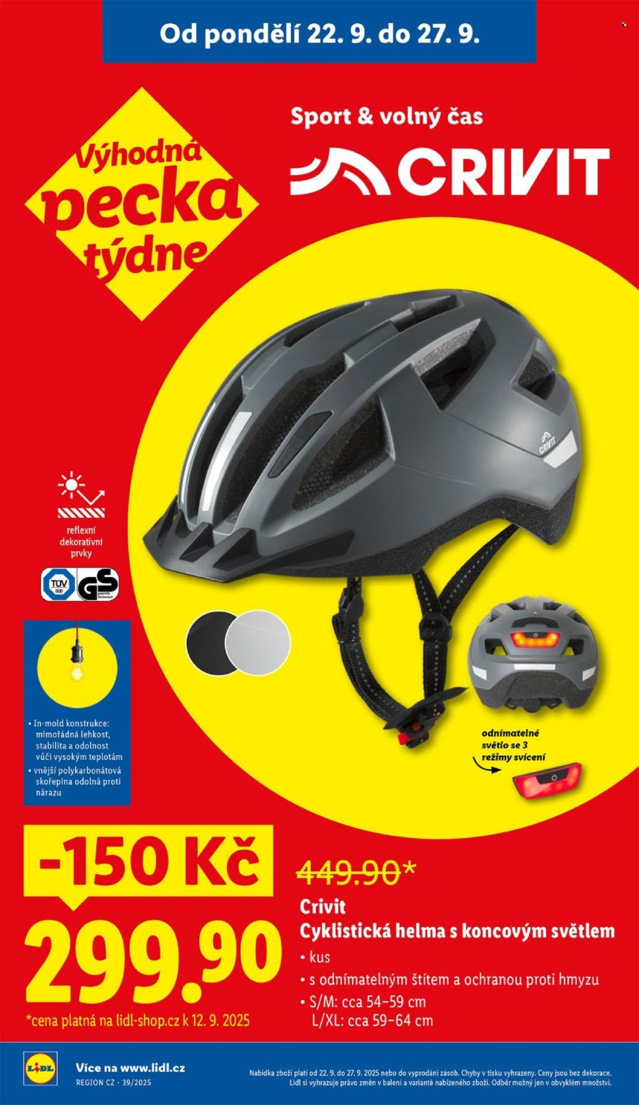 LIDL leták - Spotřební zboží (2025-09-22 - 2025-09-27)
