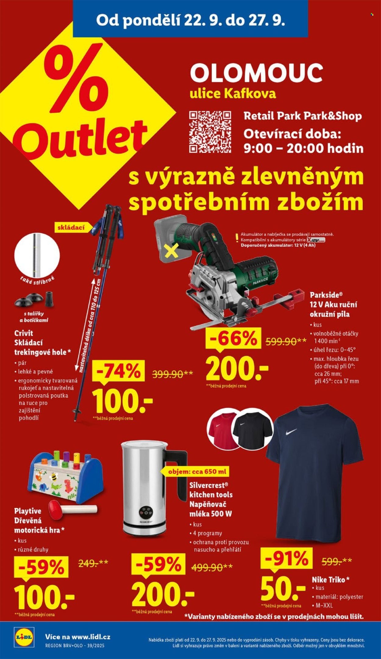 LIDL leták - Spotřební zboží (2025-09-22 - 2025-09-27)