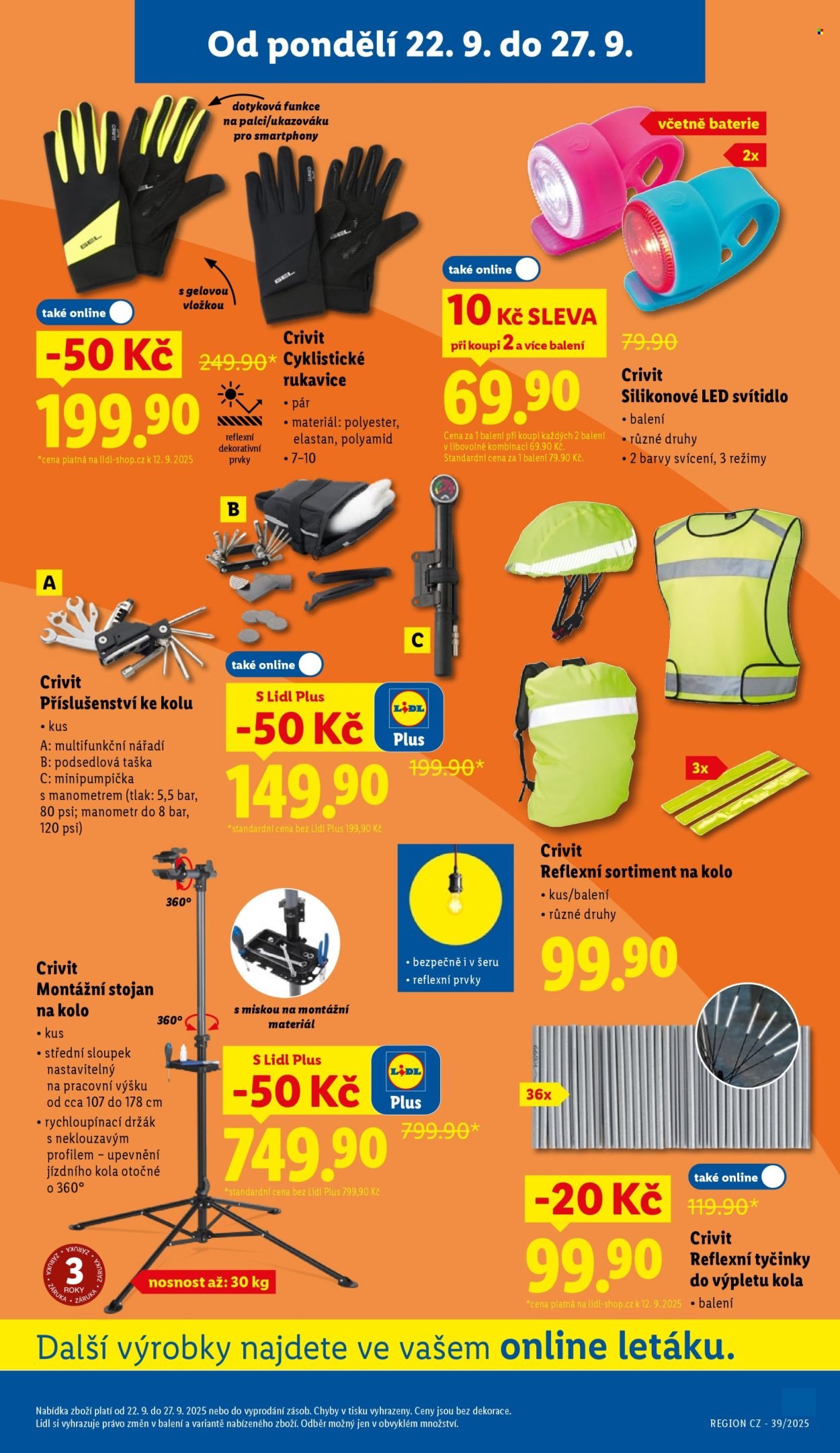 LIDL leták - Spotřební zboží (2025-09-22 - 2025-09-27)