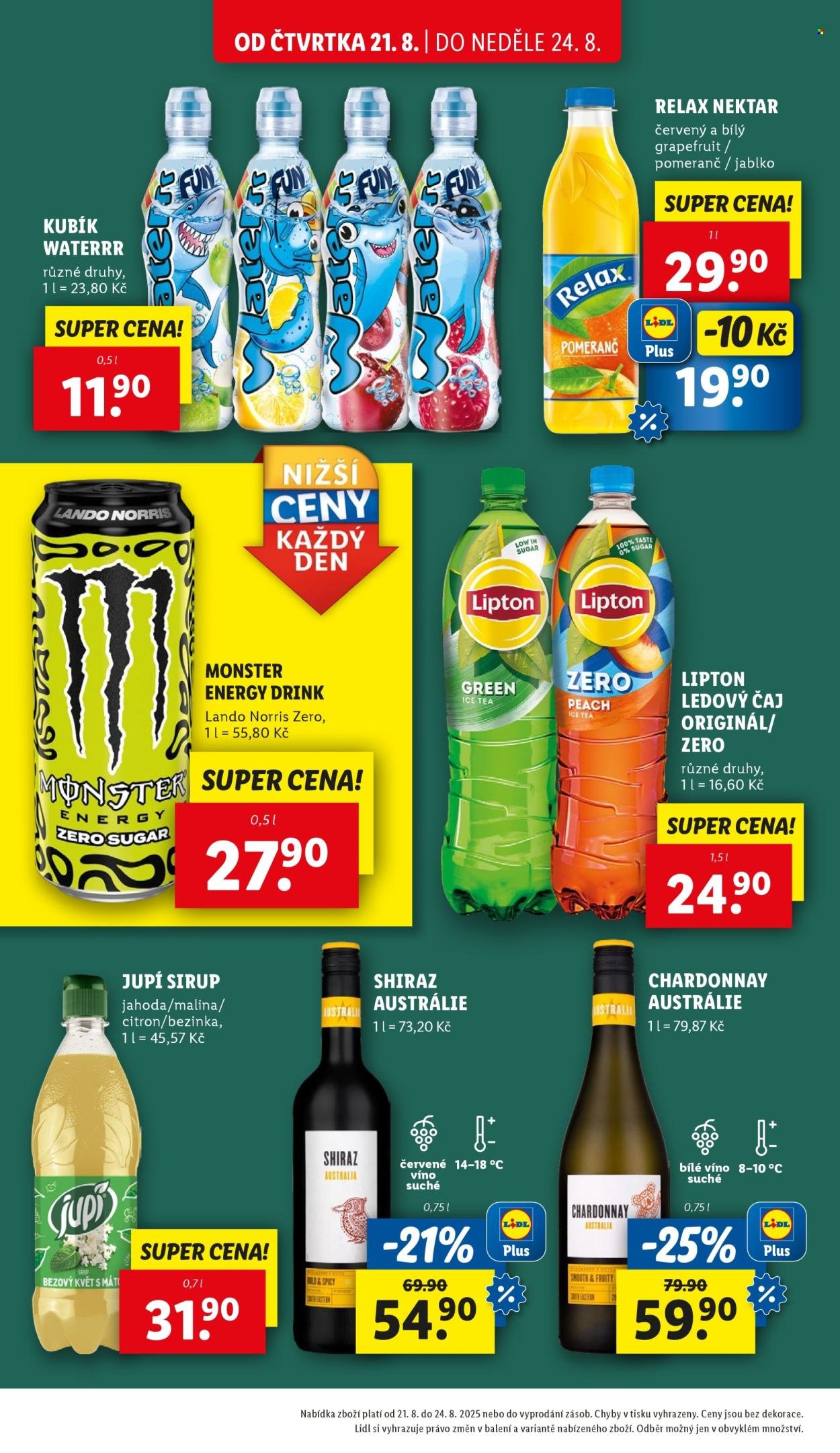 LIDL leták - Od čtvrtka 21.8.2025 (2025-08-21 - 2025-08-24)