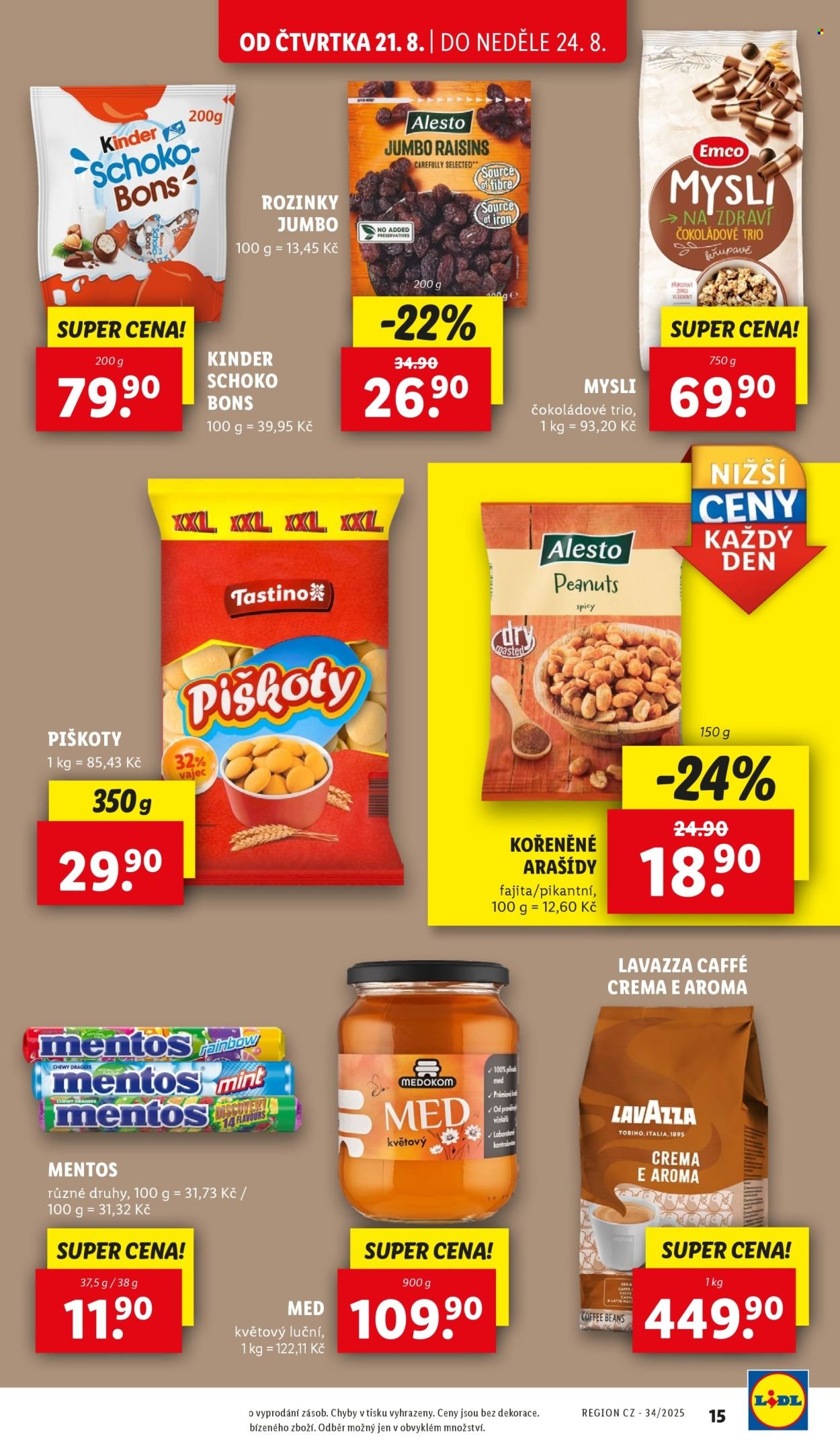 LIDL leták - Od čtvrtka 21.8.2025 (2025-08-21 - 2025-08-24)