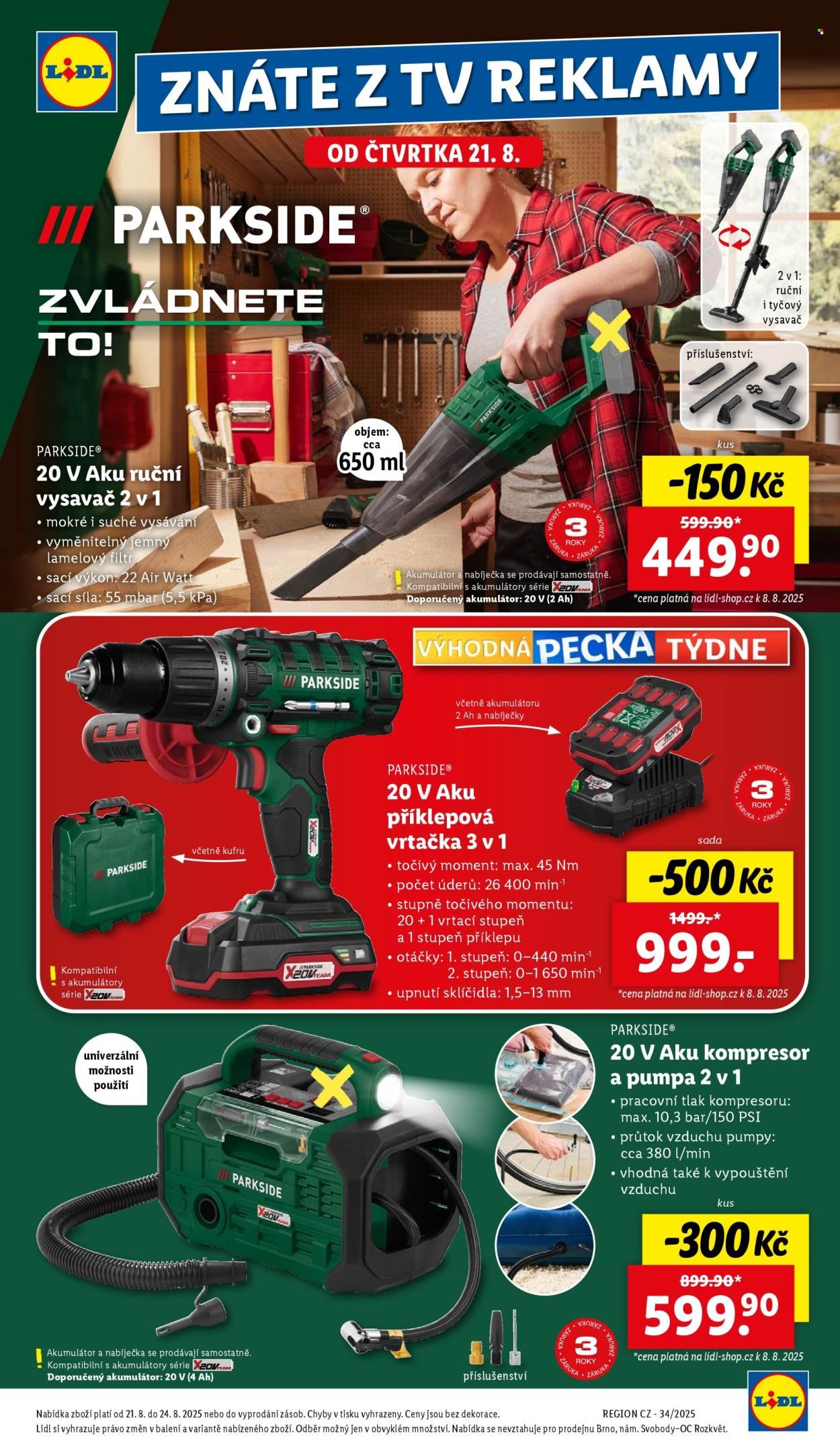 LIDL leták - Od čtvrtka 21.8.2025 (2025-08-21 - 2025-08-24)