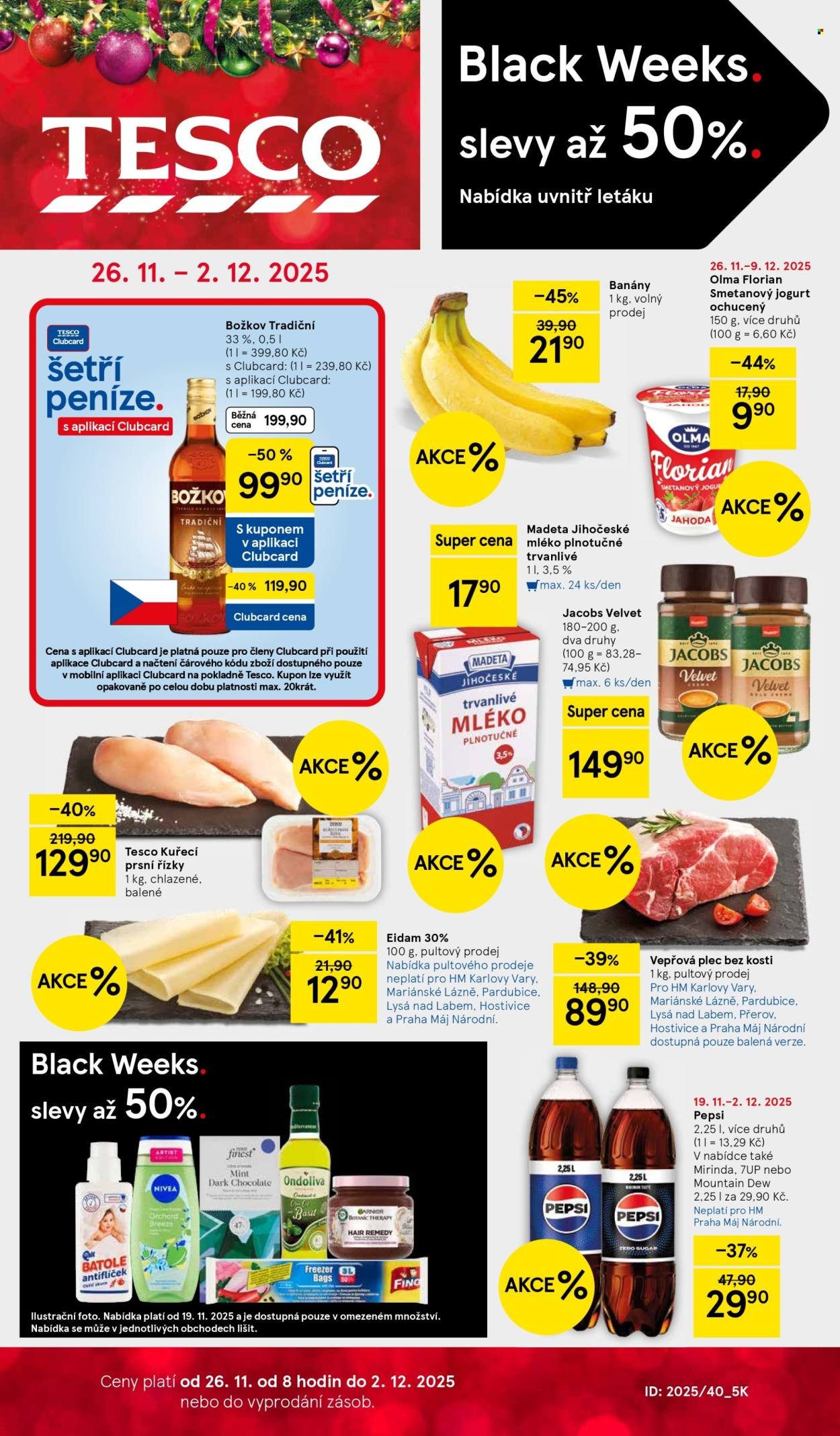 TESCO leták - Black Weeks. slevy až 50%. (2025-11-26 - 2025-12-02)