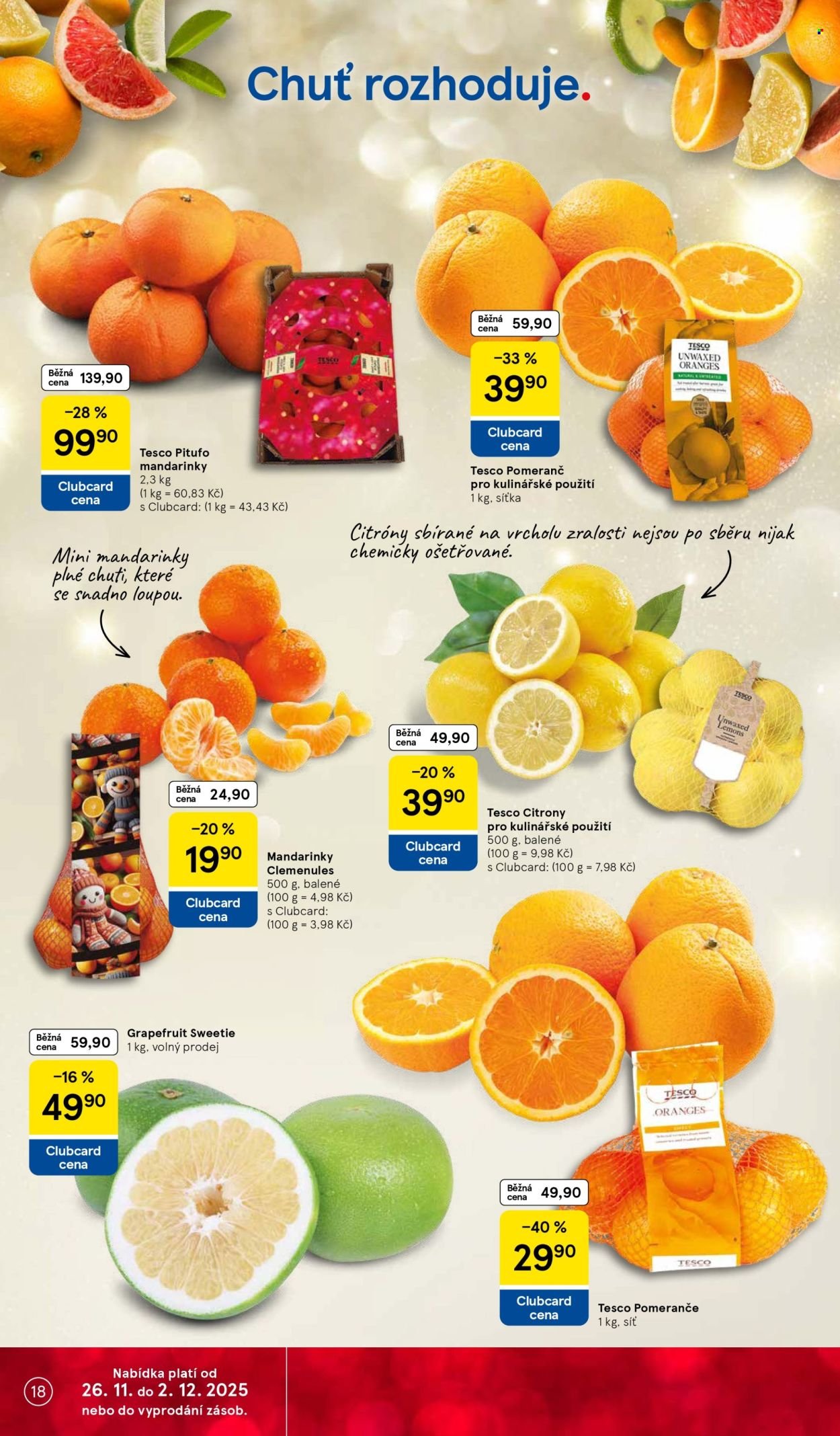 TESCO leták - Black Weeks. slevy až 50%. (2025-11-26 - 2025-12-02)