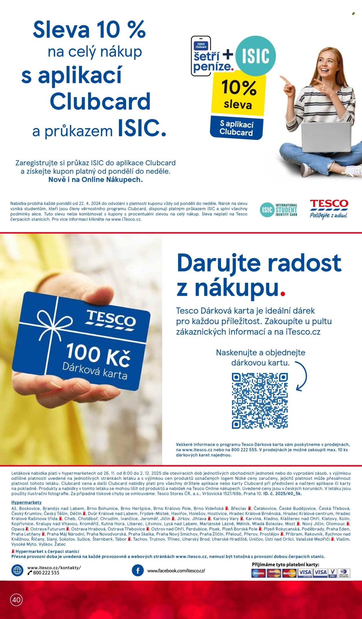 TESCO leták - Black Weeks. slevy až 50%. (2025-11-26 - 2025-12-02)