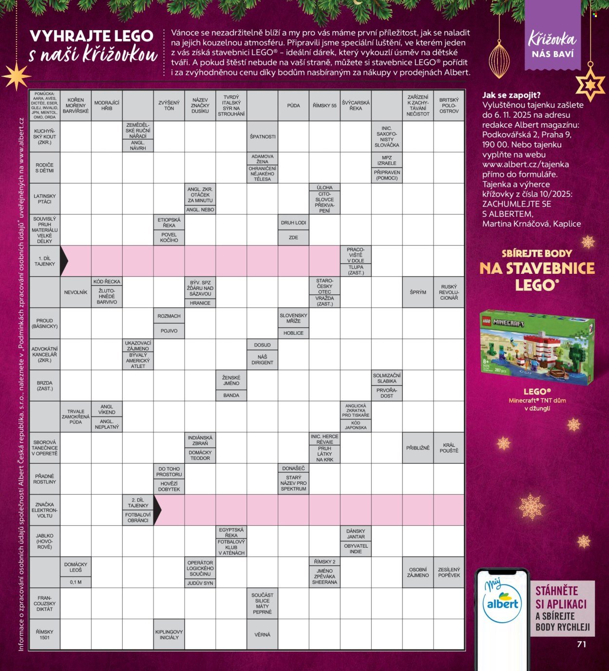 ALBERT leták - Magazín (2025-10-29 - 2025-11-25)