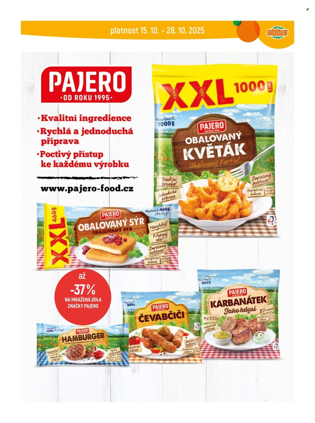 GLOBUS leták - Od středy 15.10.2025 (2025-10-15 - 2025-10-21)