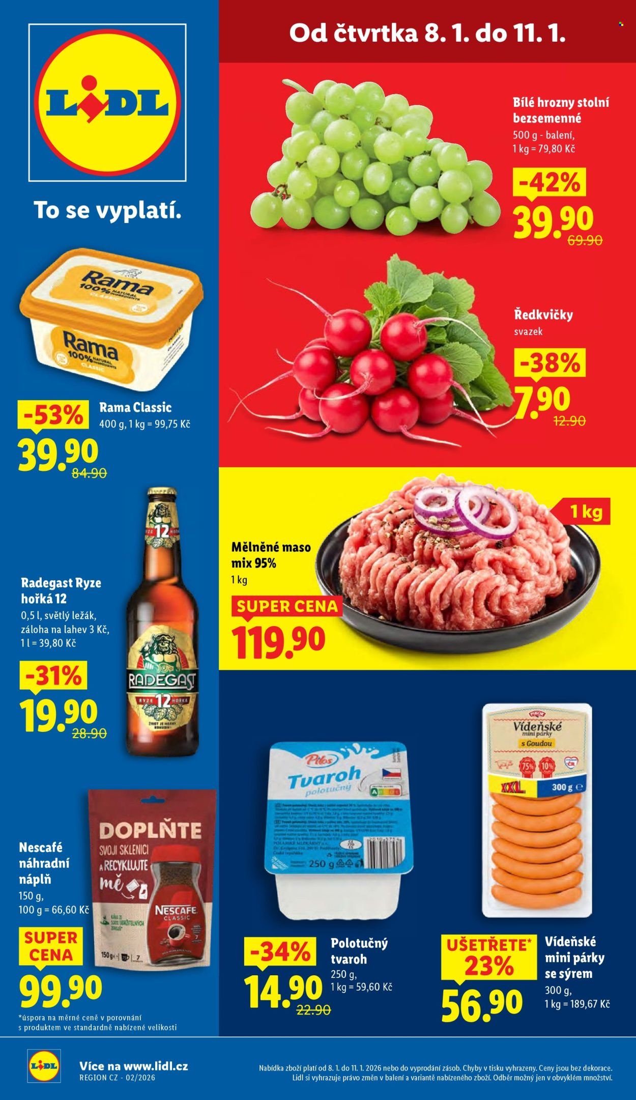 LIDL leták - Od čtvrtka 8.1.2026 (2026-01-08 - 2026-01-11)
