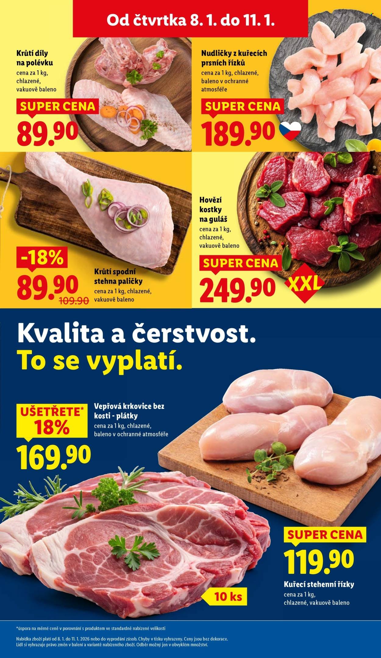LIDL leták - Od čtvrtka 8.1.2026 (2026-01-08 - 2026-01-11)
