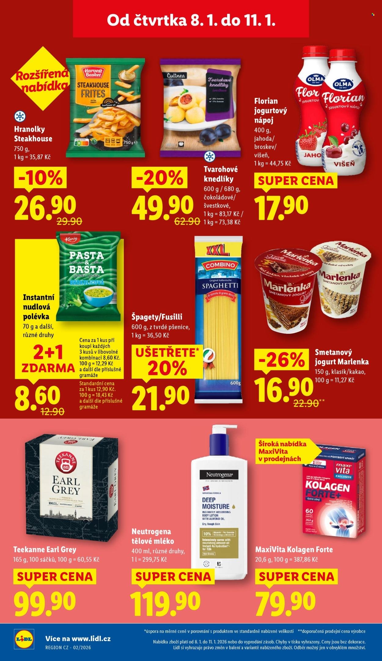 LIDL leták - Od čtvrtka 8.1.2026 (2026-01-08 - 2026-01-11)