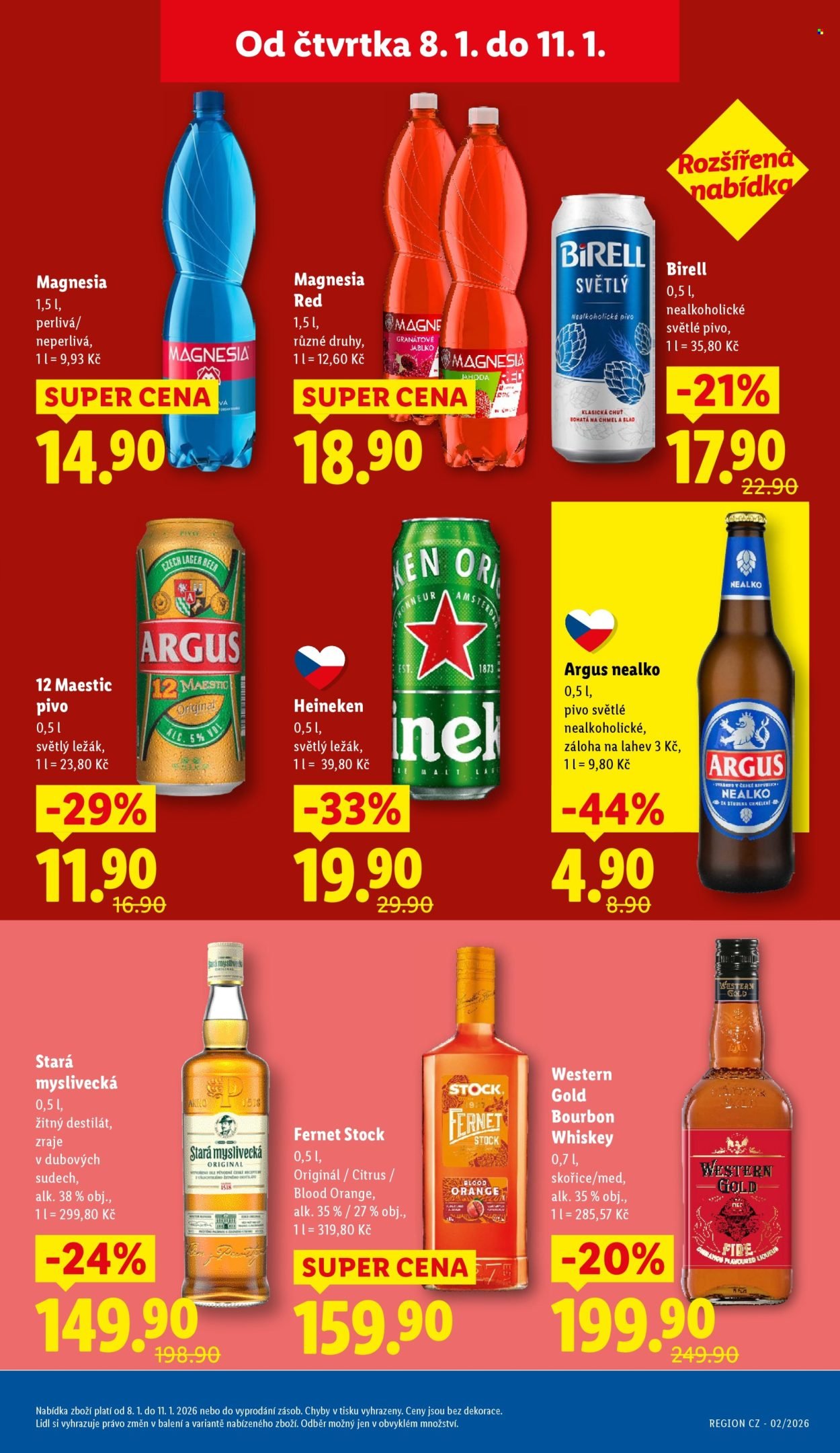 LIDL leták - Od čtvrtka 8.1.2026 (2026-01-08 - 2026-01-11)