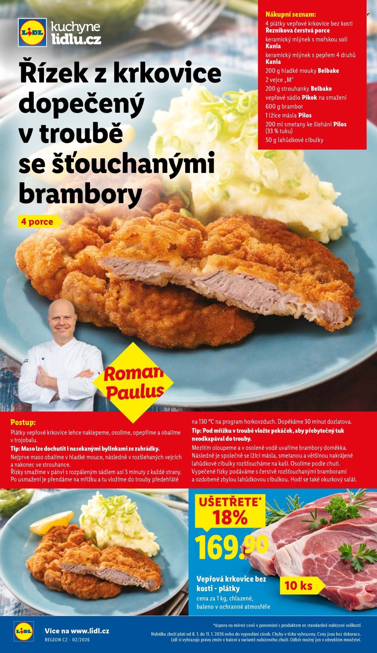 LIDL leták - Od čtvrtka 8.1.2026 (2026-01-08 - 2026-01-11)