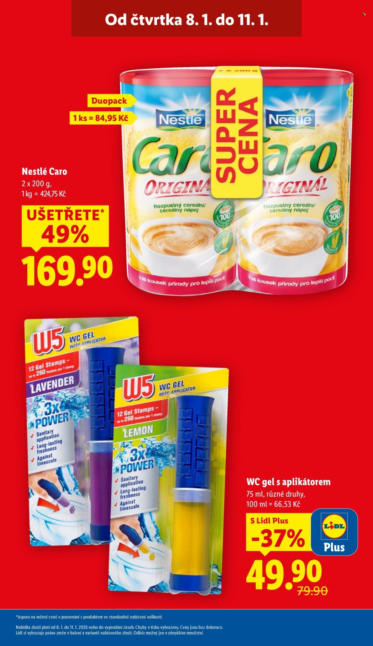 LIDL leták - Od čtvrtka 8.1.2026 (2026-01-08 - 2026-01-11)